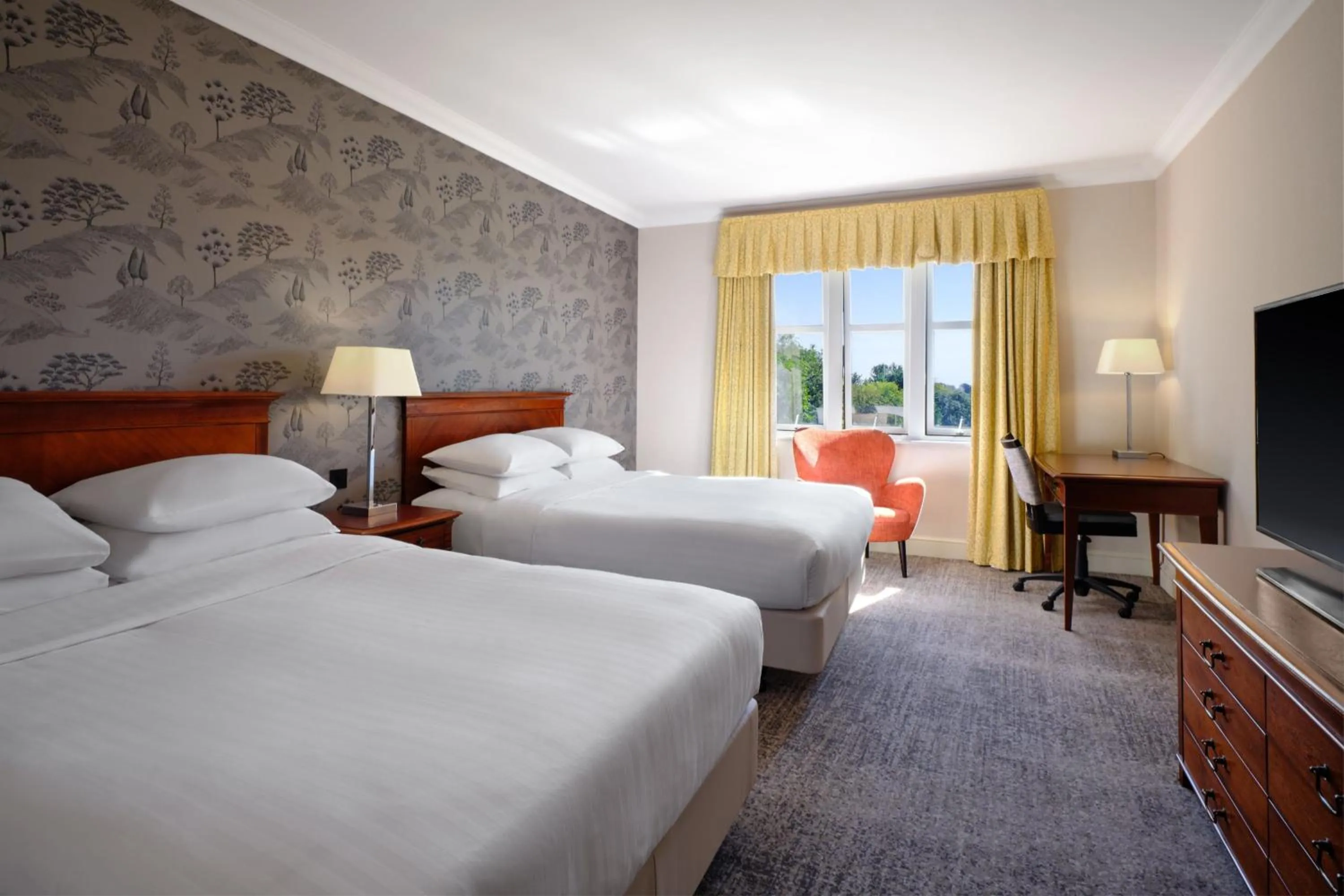 Photo of the whole room, Bed in Delta Hotels by Marriott Breadsall Priory Country Club