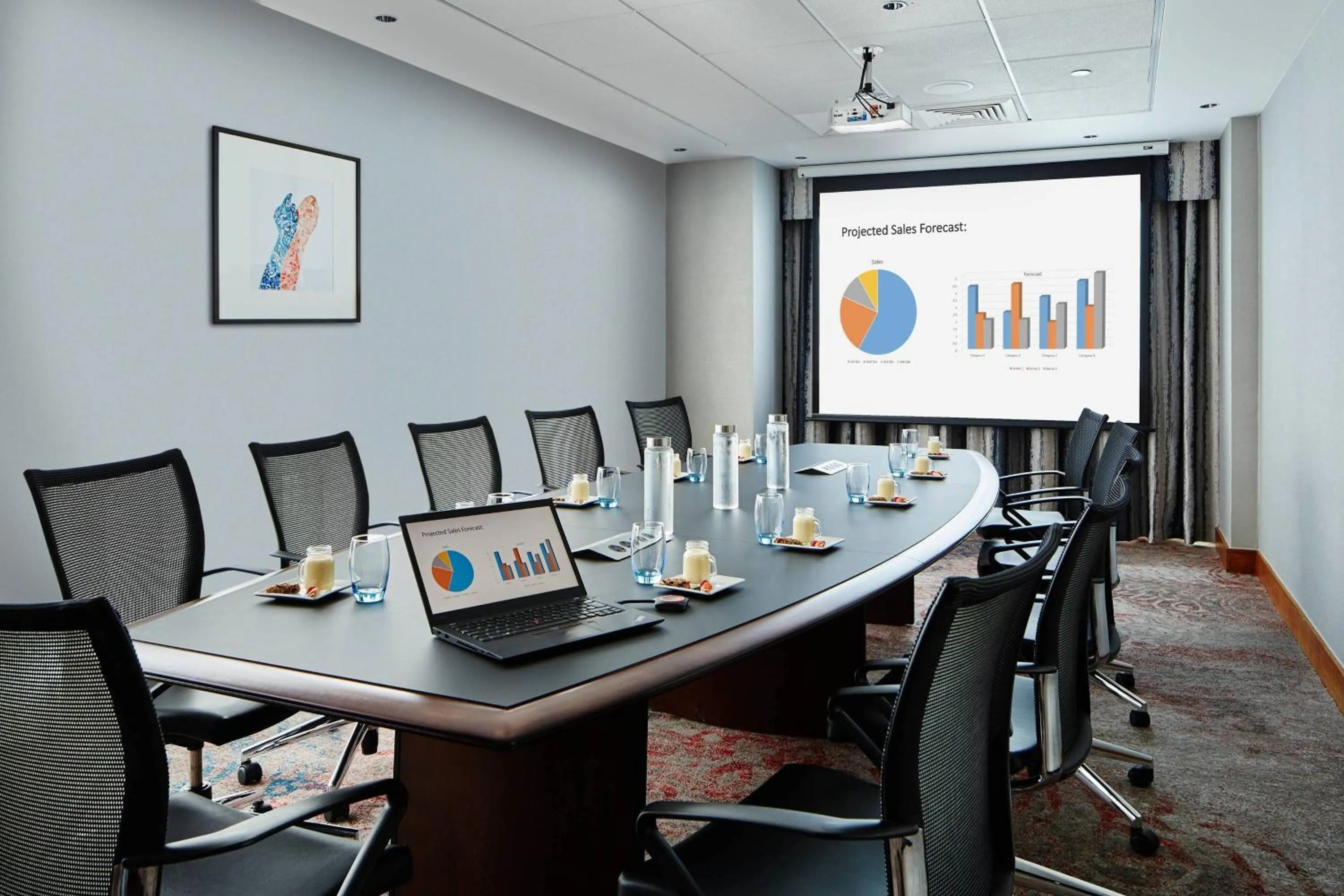 Meeting/conference room in Leicester Marriott Hotel