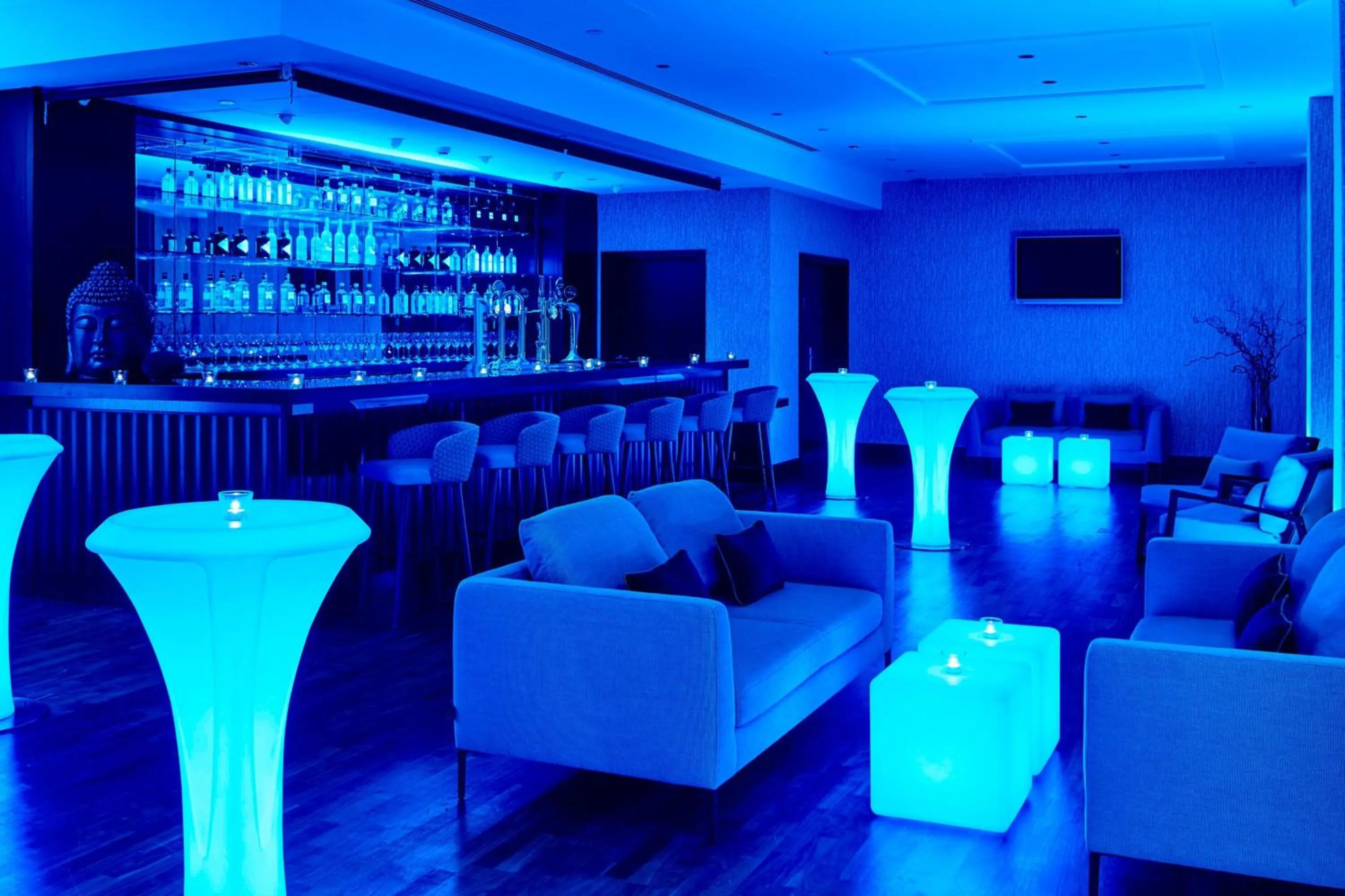 Lounge or bar in Leicester Marriott Hotel