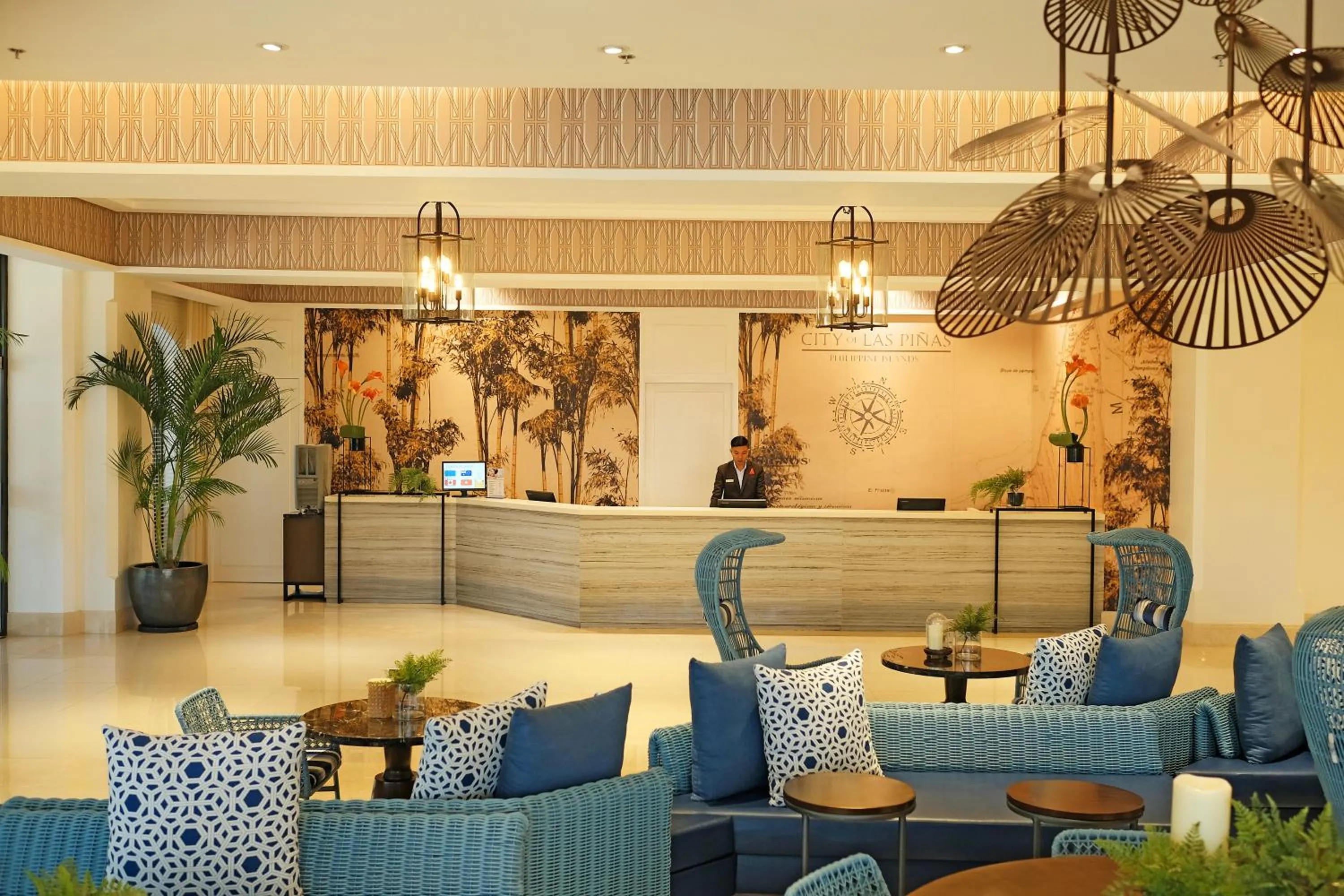 Lobby or reception in Mella Hotel