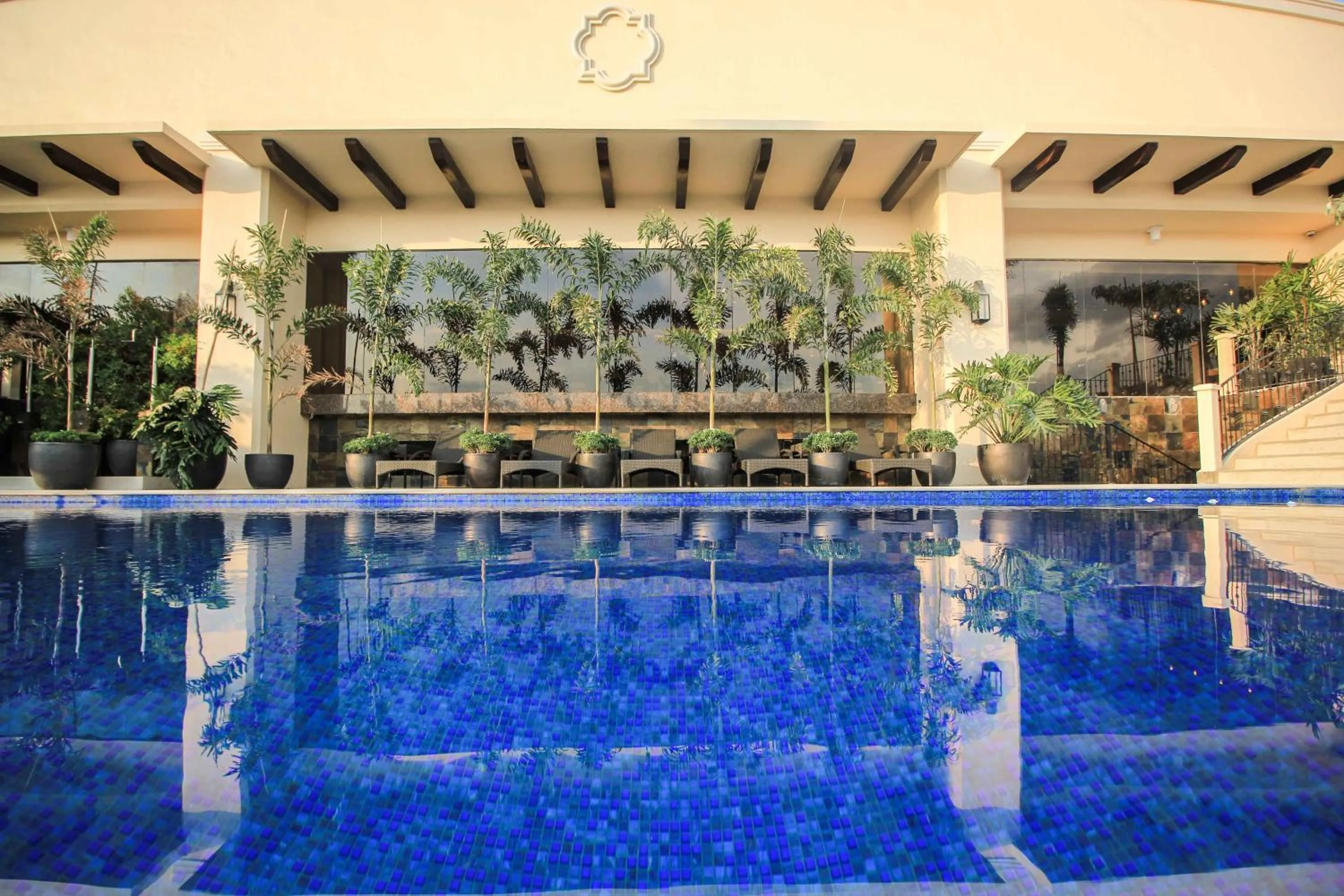 Swimming pool in Mella Hotel