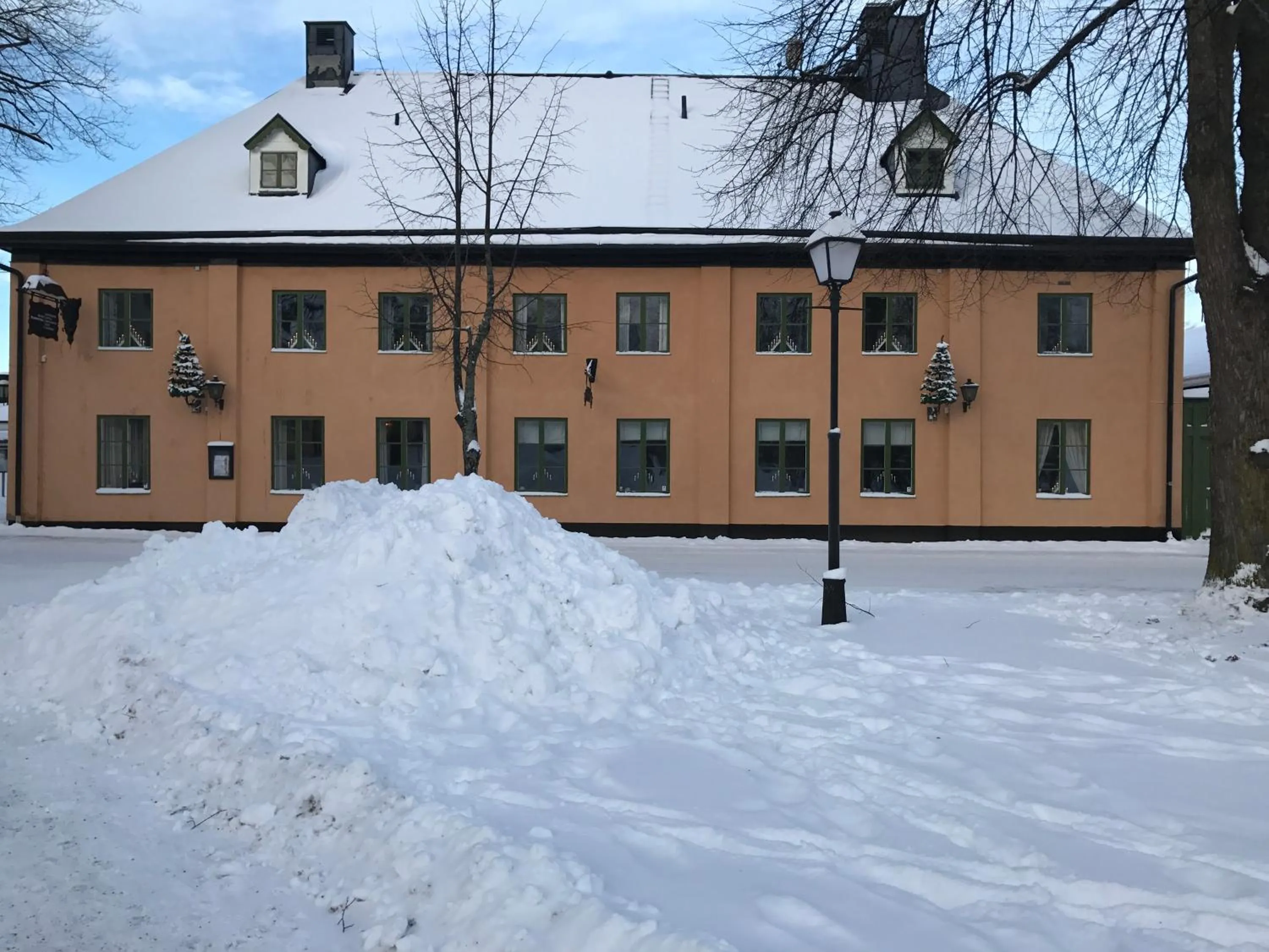 Facade/entrance in Säters Stadshotell