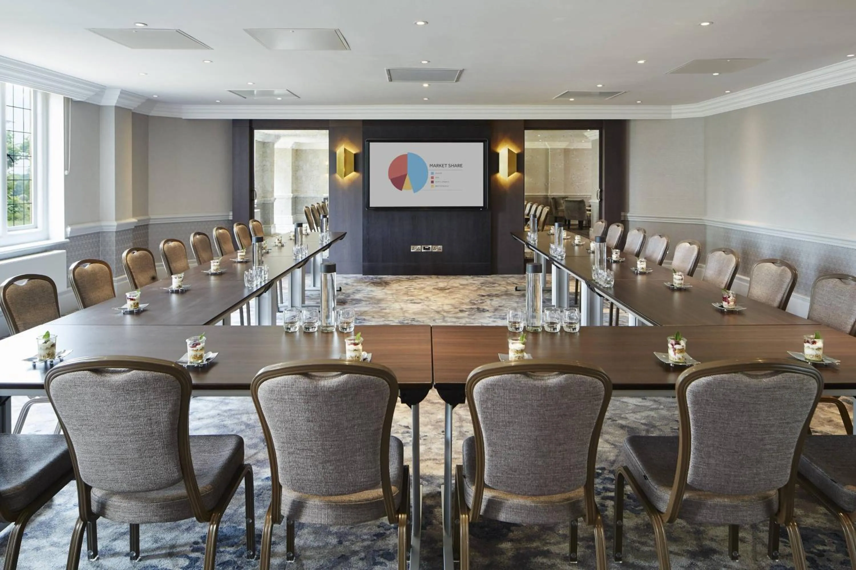 Meeting/conference room in Hanbury Manor Marriott Hotel & Country Club