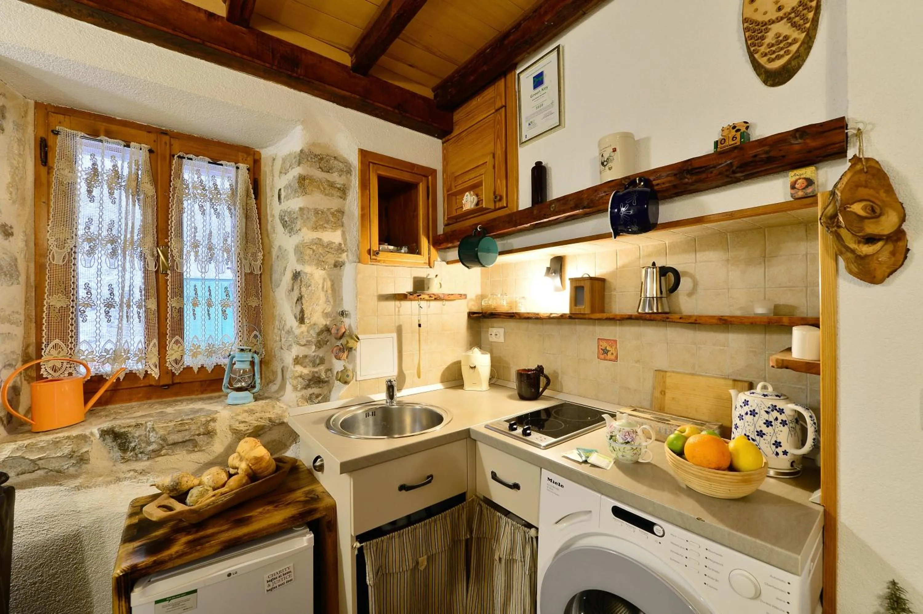 Kitchen or kitchenette in Apartments Salvezani
