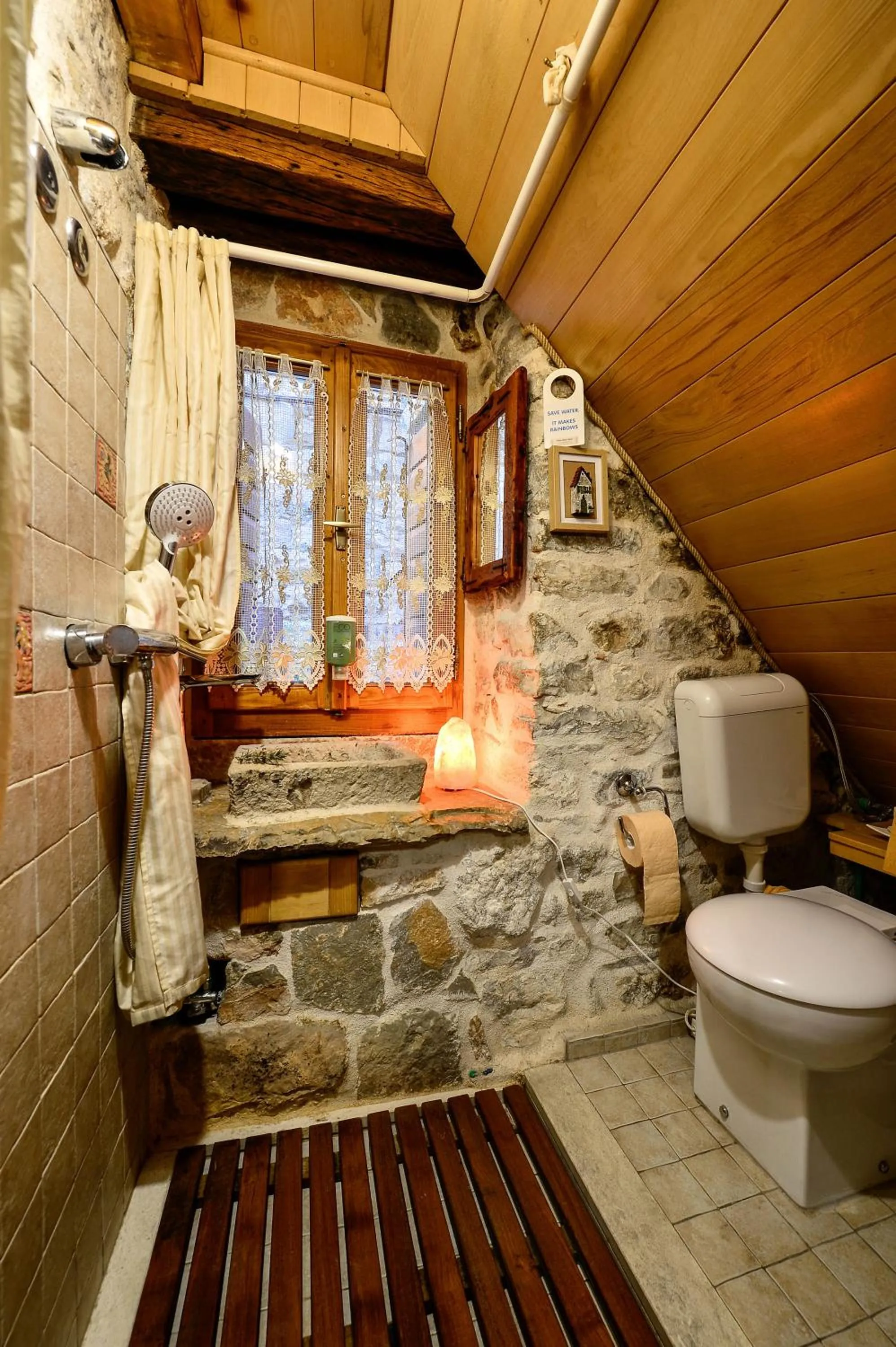 Bathroom in Apartments Salvezani