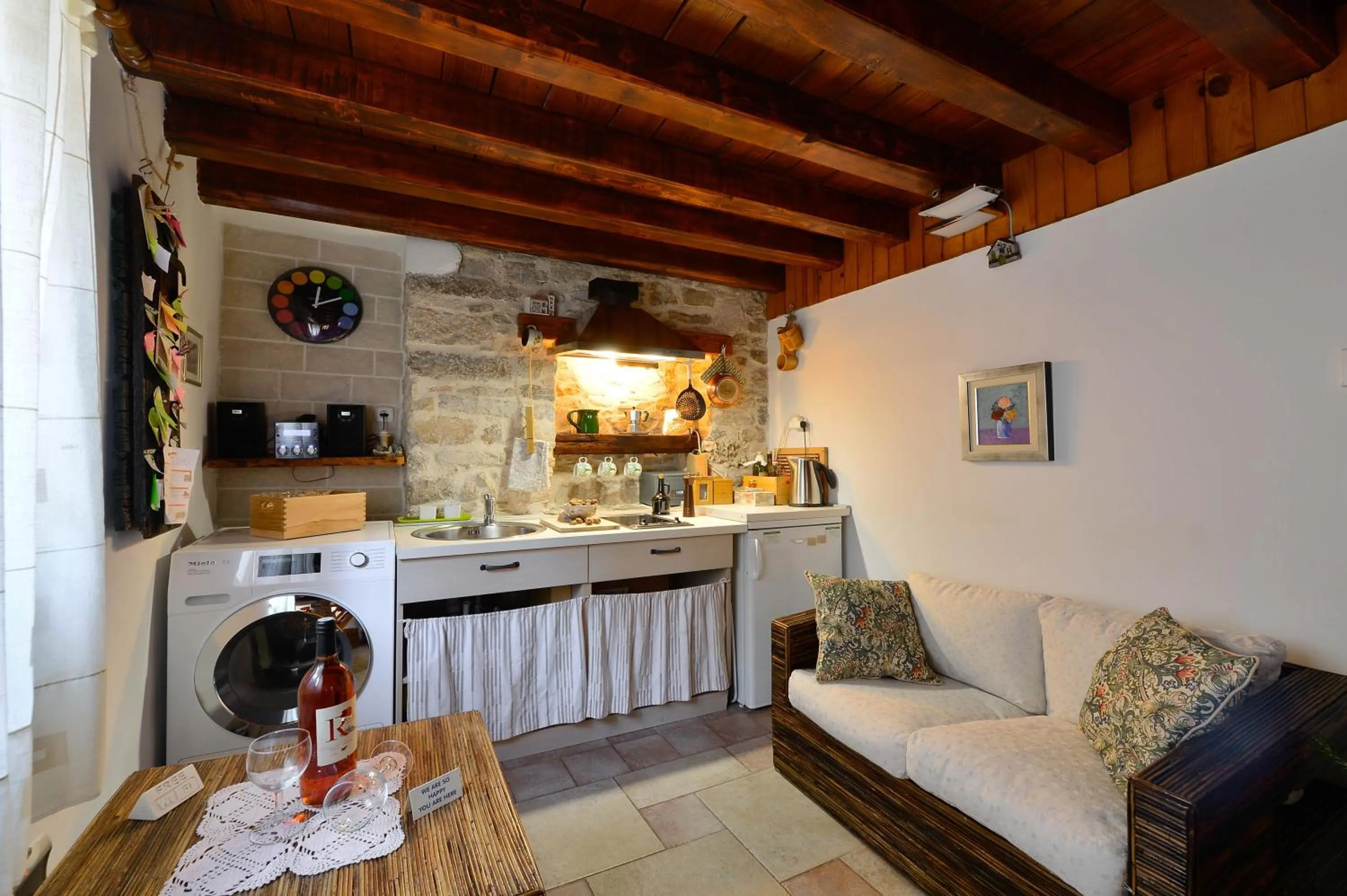 Kitchen or kitchenette in Apartments Salvezani