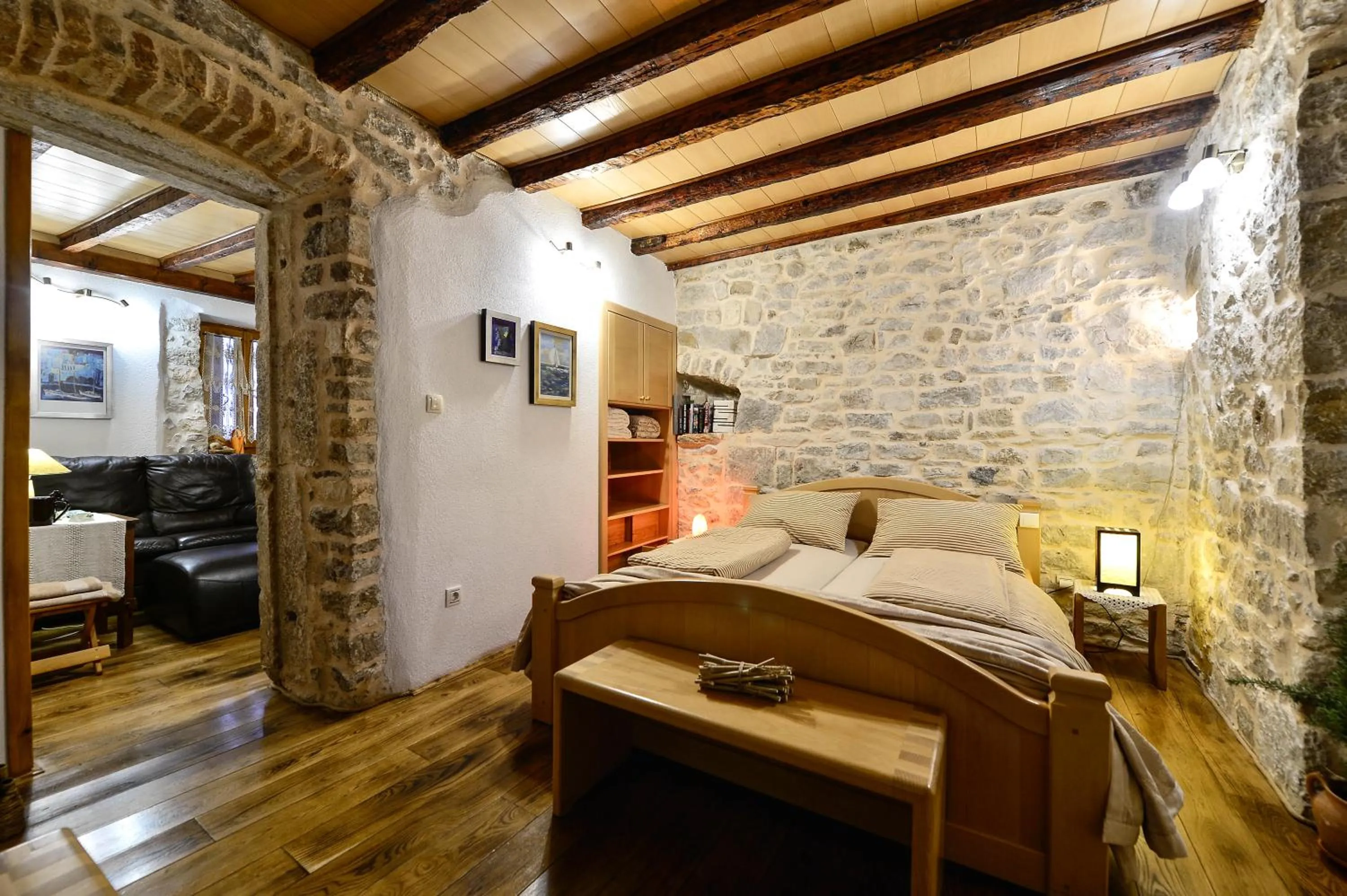 On site, Bed in Apartments Salvezani