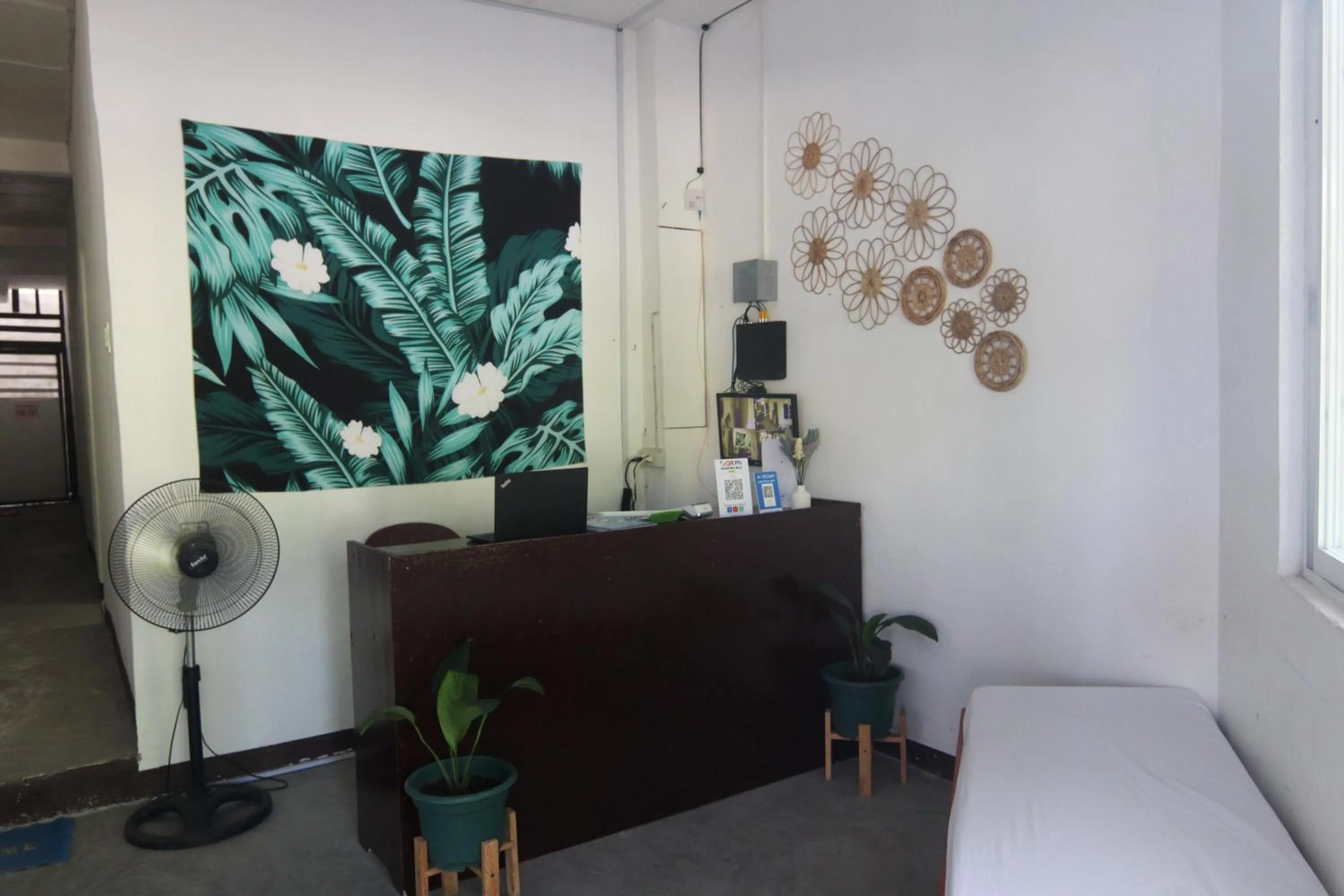 Lobby or reception, Bed in Aloha Hostel Siargao