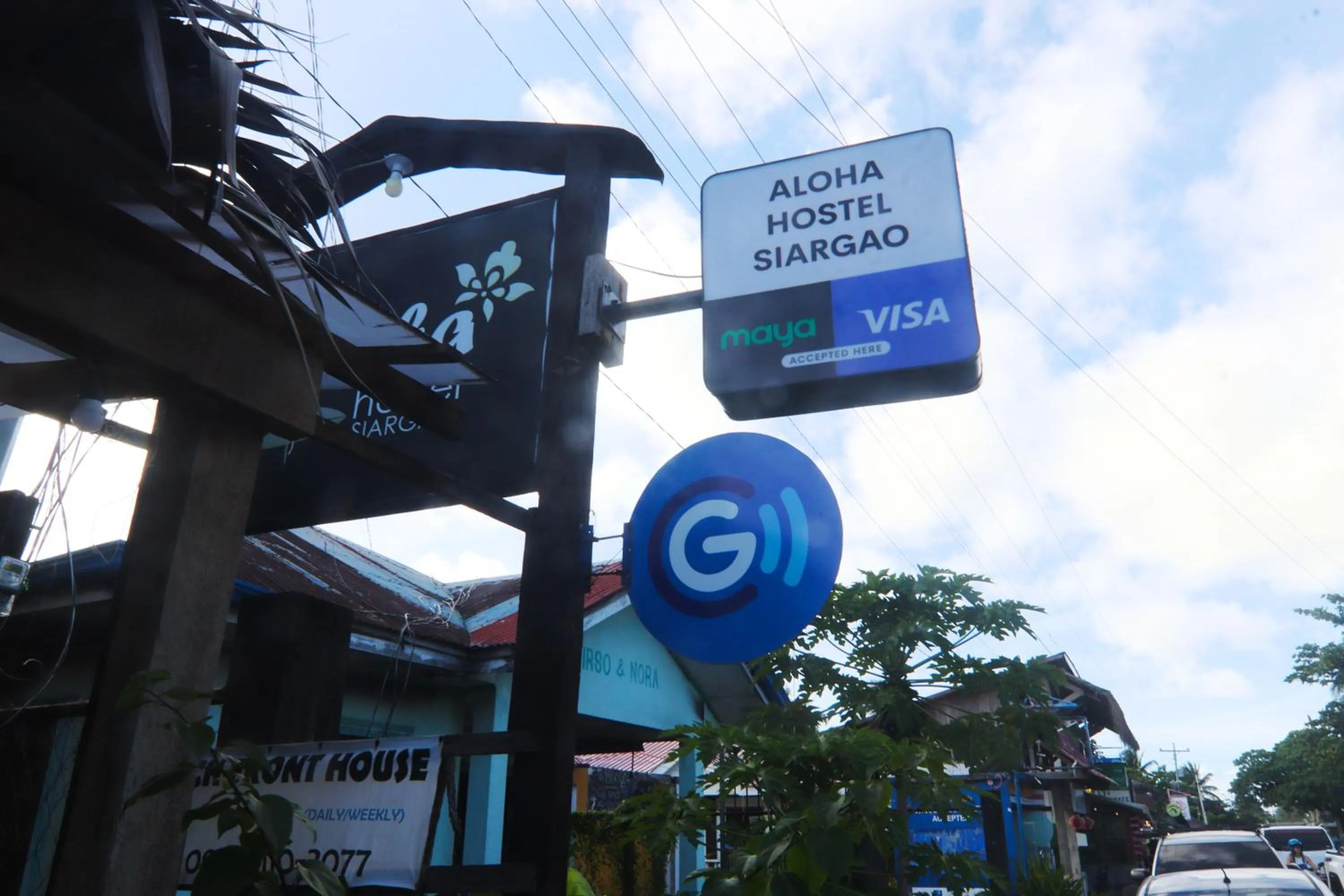 Property logo or sign in Aloha Hostel Siargao