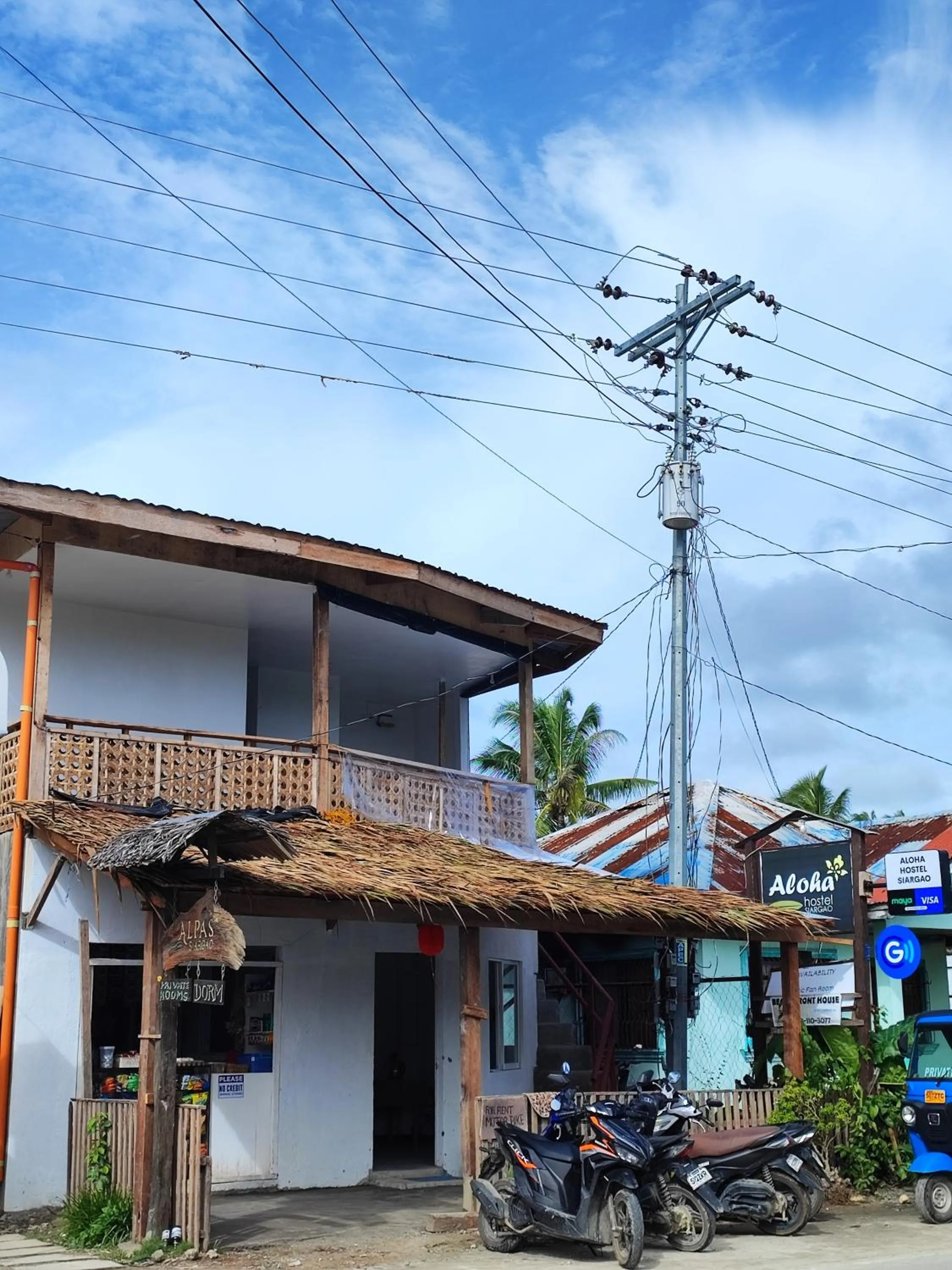 Property building in Aloha Hostel Siargao
