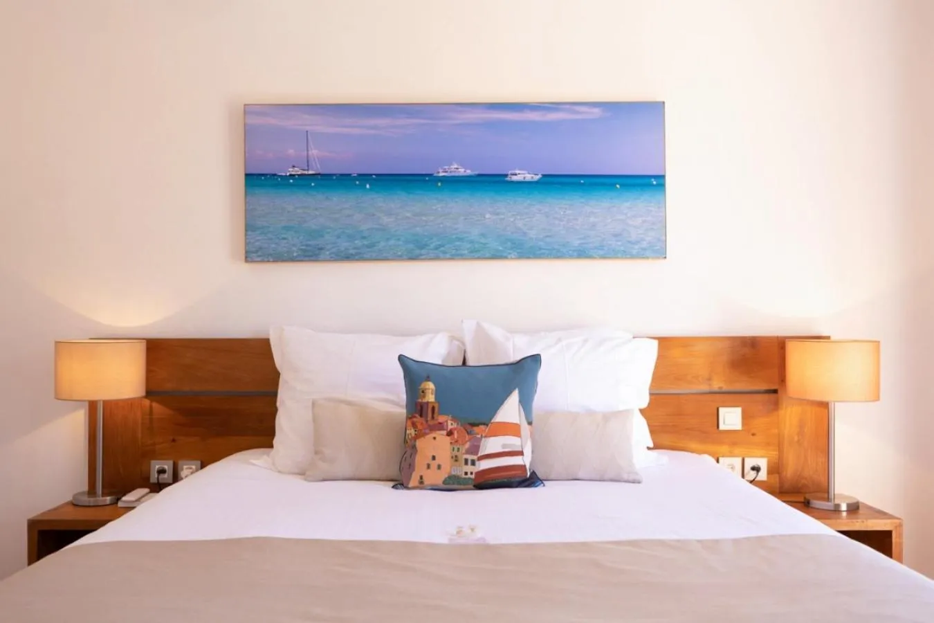 Bed in Hotel La Garbine