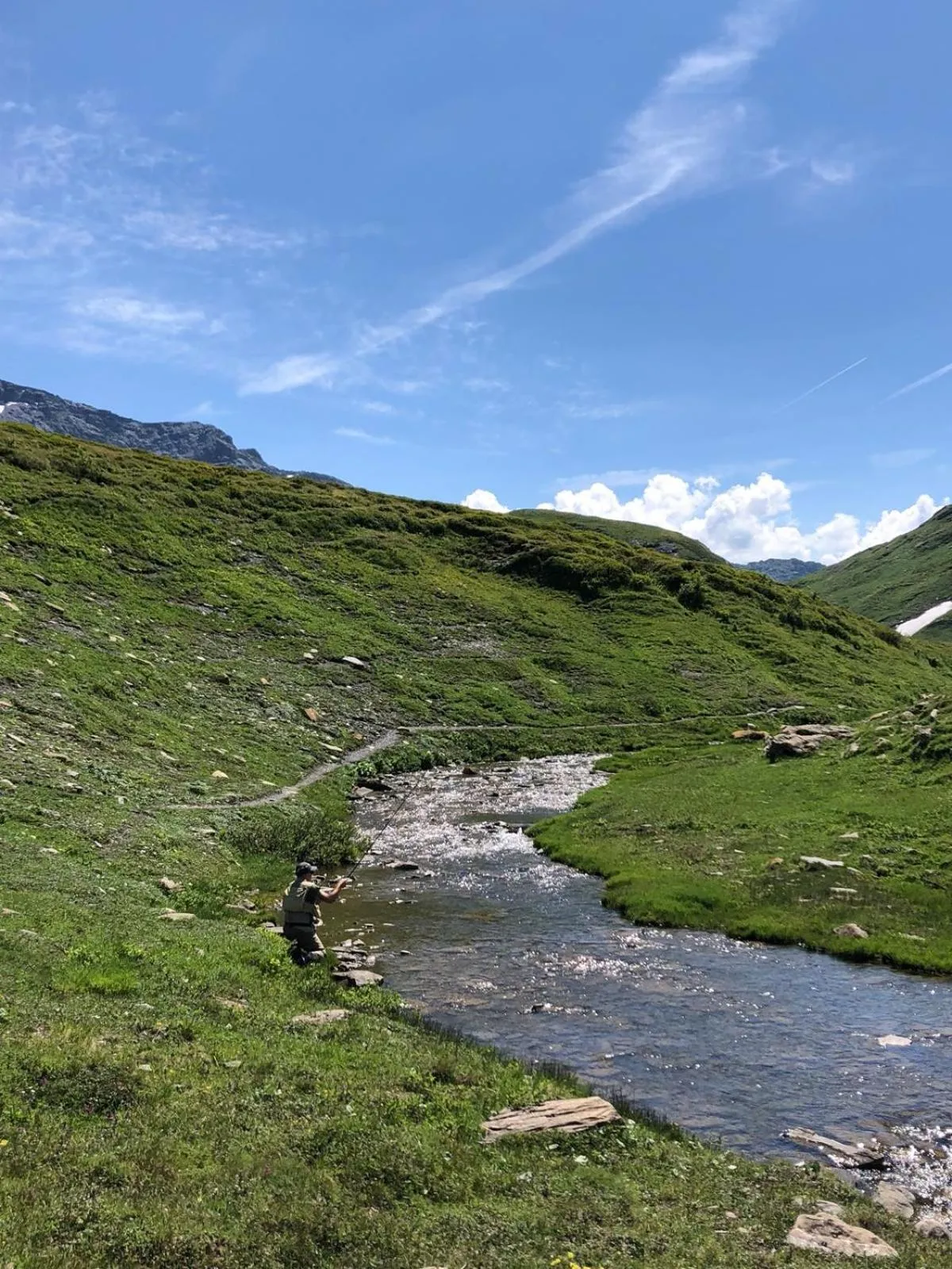 Fishing in Hotel Edelweiss