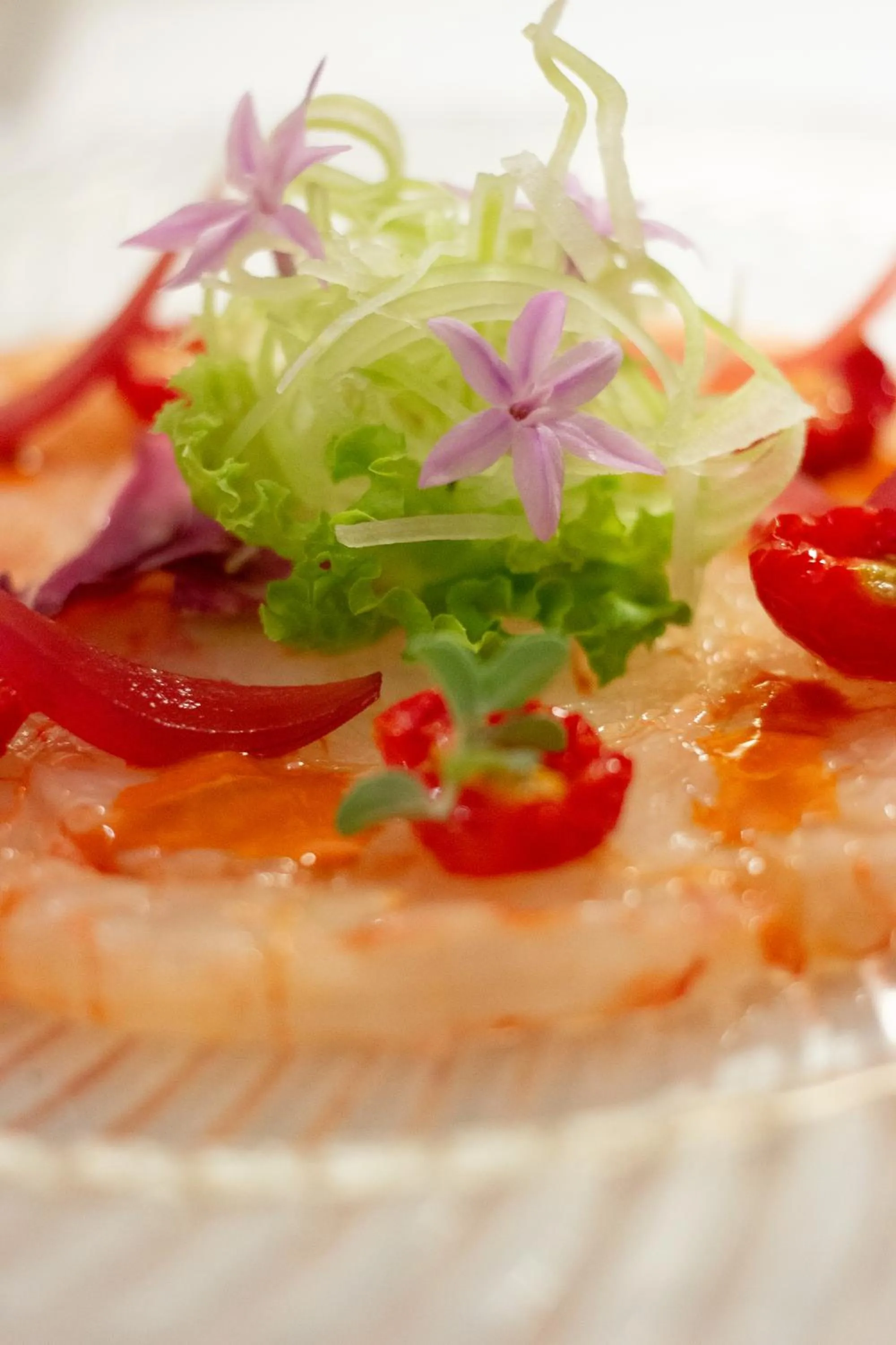 Food close-up in La Meridiana ReIais & Chateaux