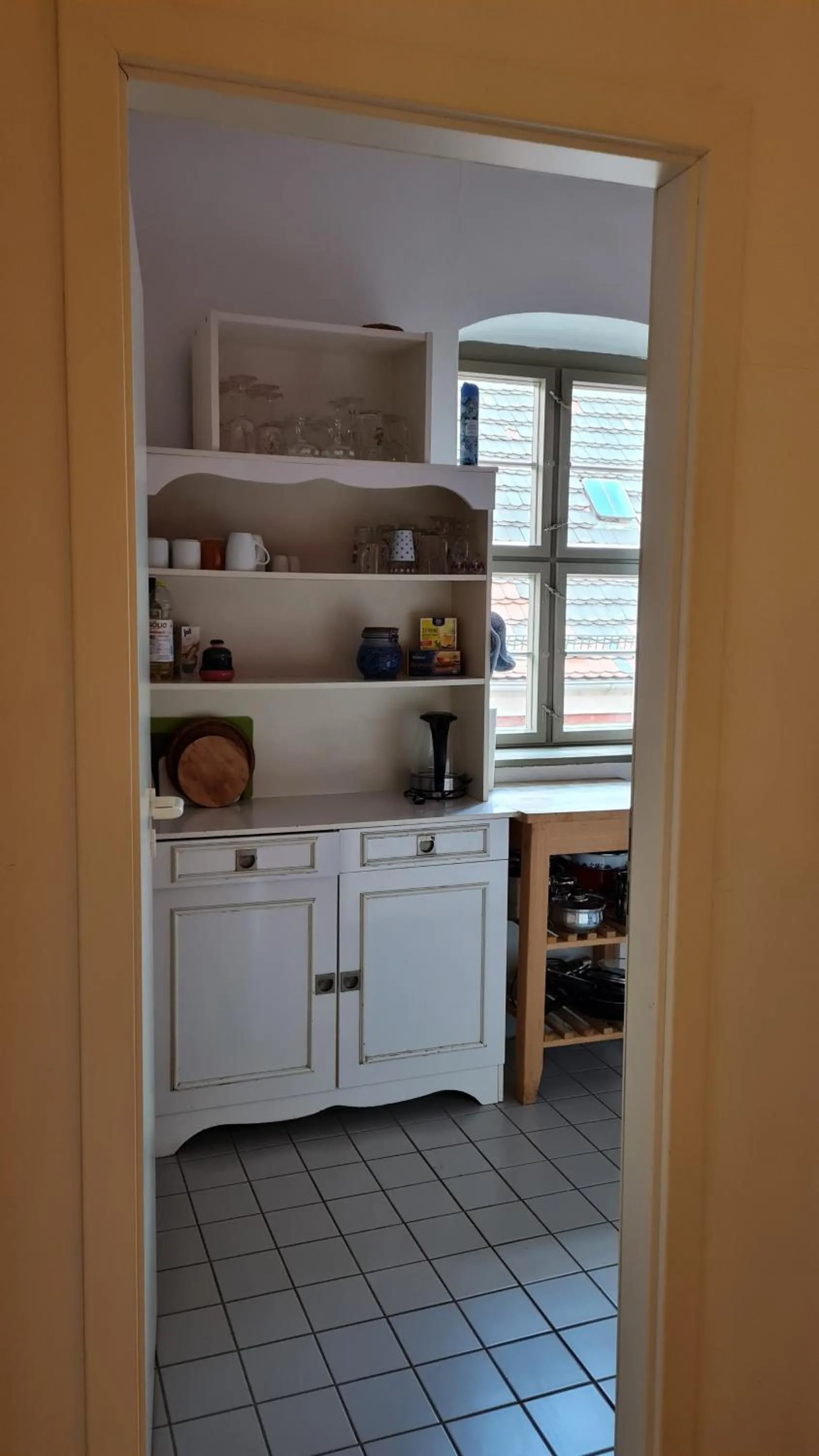 Kitchen or kitchenette in Hotel Cranach-Herberge City Centre