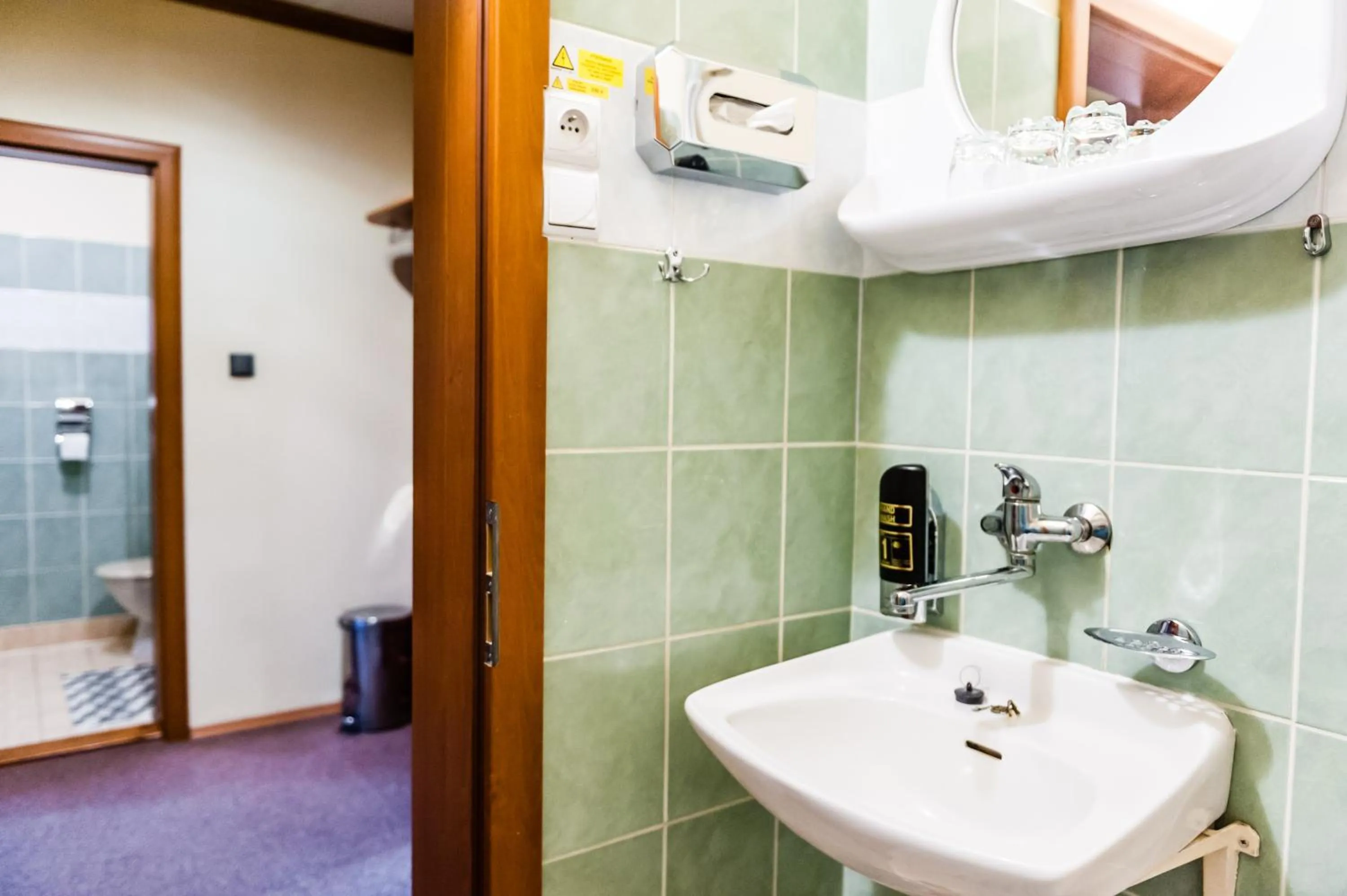 Bathroom in Hotel Áčko