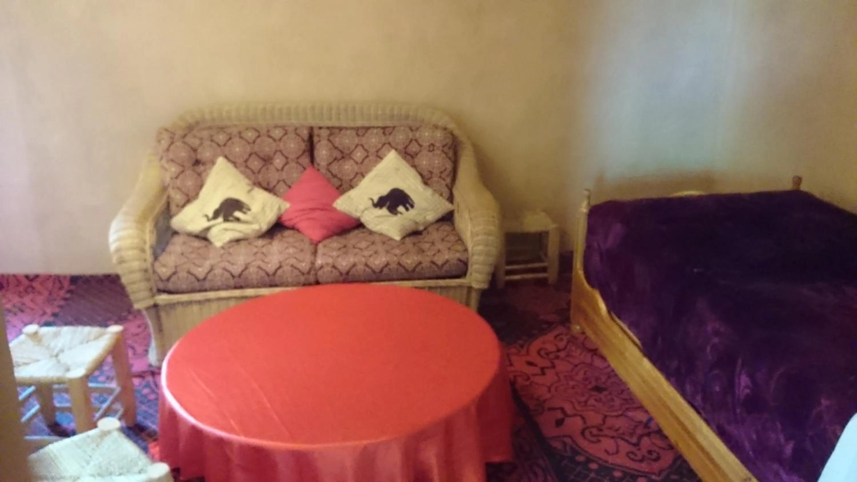 Bedroom, Bed in Kasbah Auberge Bassou