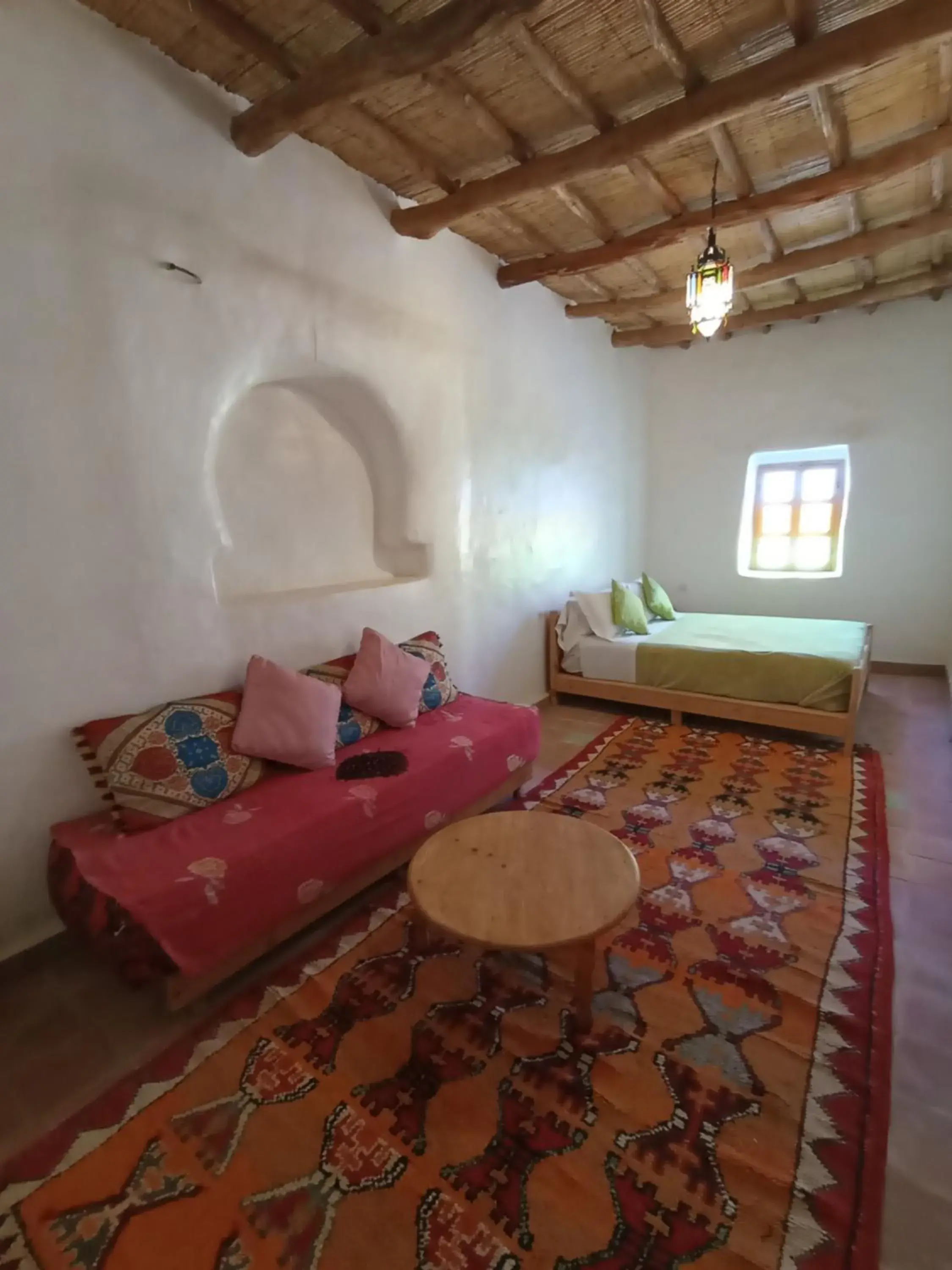 Quadruple Room with Garden View in Kasbah Auberge Bassou Quadruple Room with Garden View in Kasbah Auberge Bassou