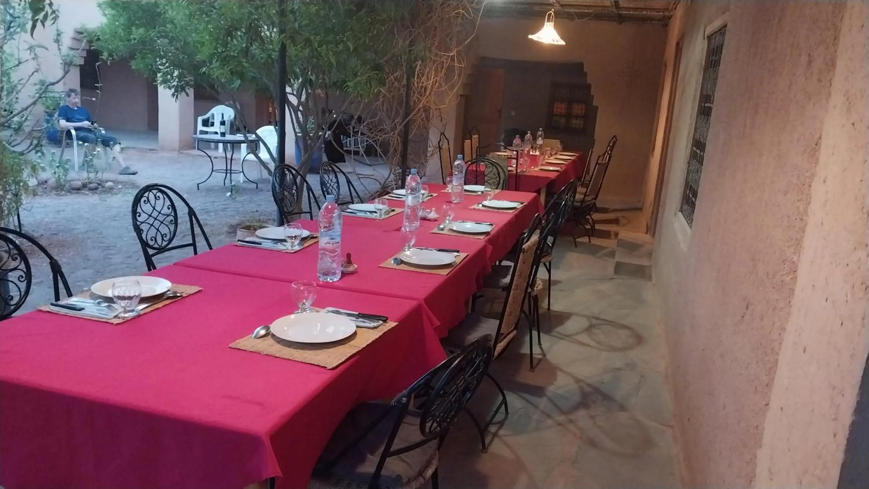 Patio in Kasbah Auberge Bassou