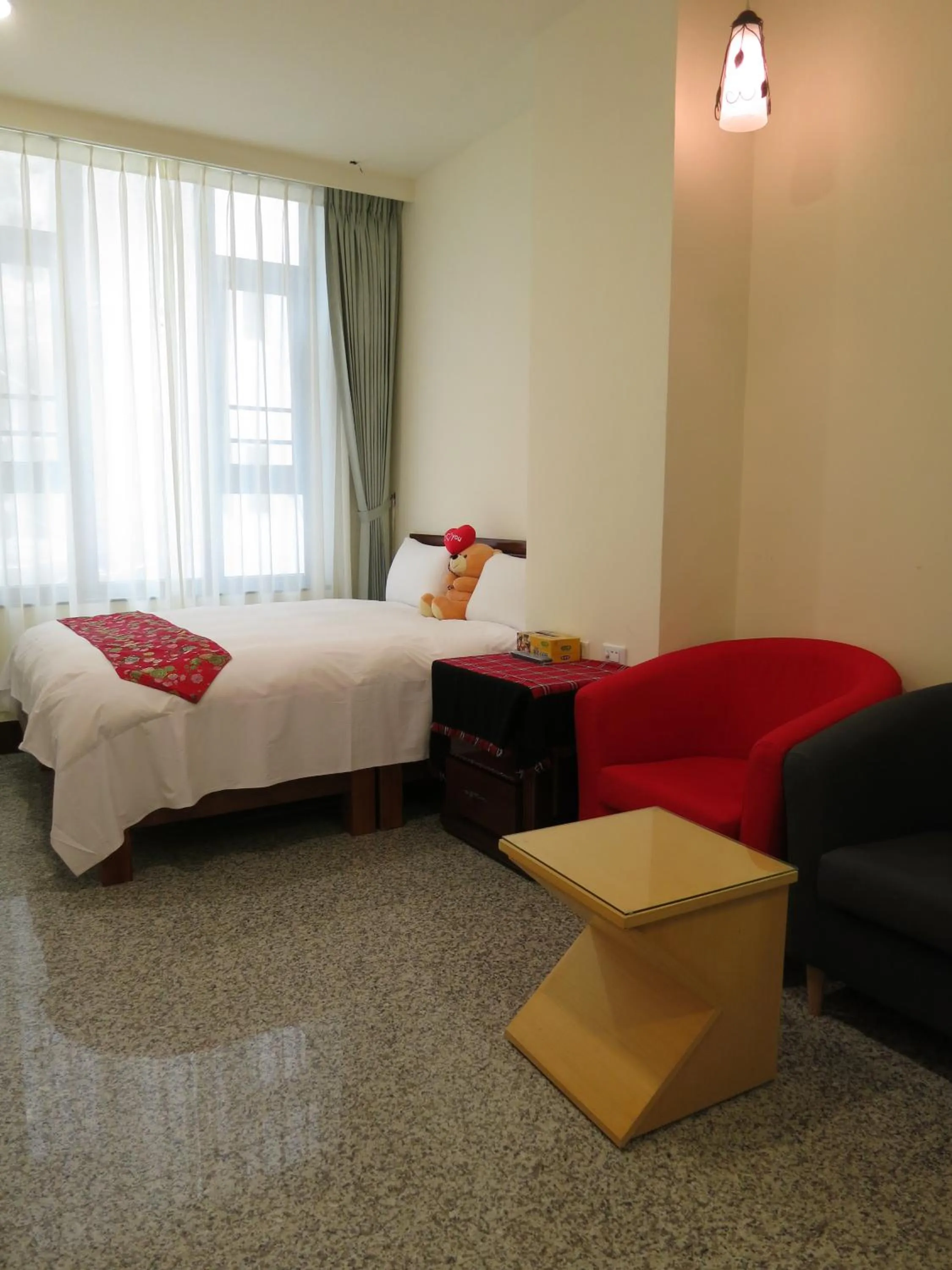 Bedroom, Bed in Sun Moon Lake Crown Yu Hotel