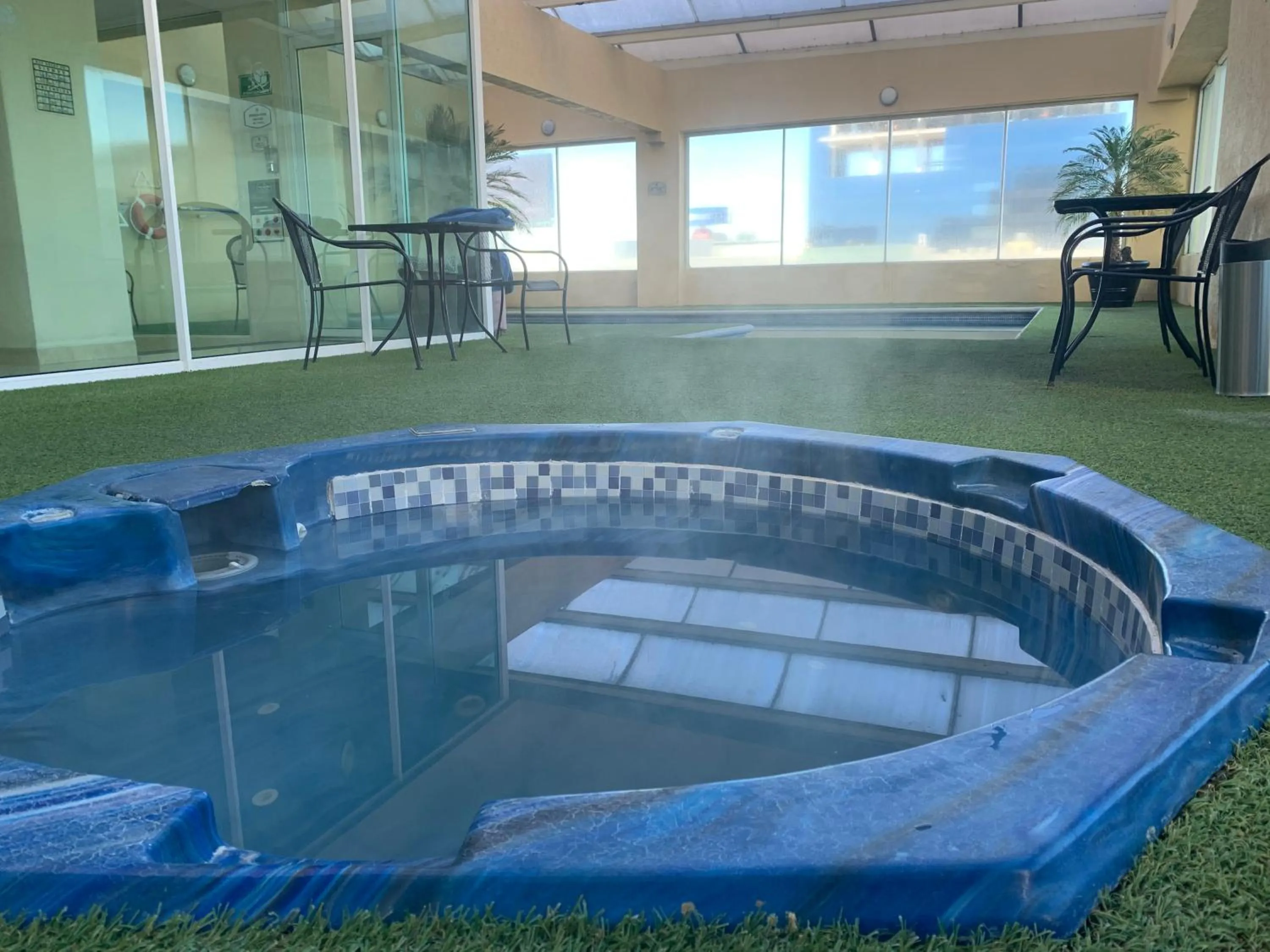 Hot Tub in Hotel Villa Florida Puebla