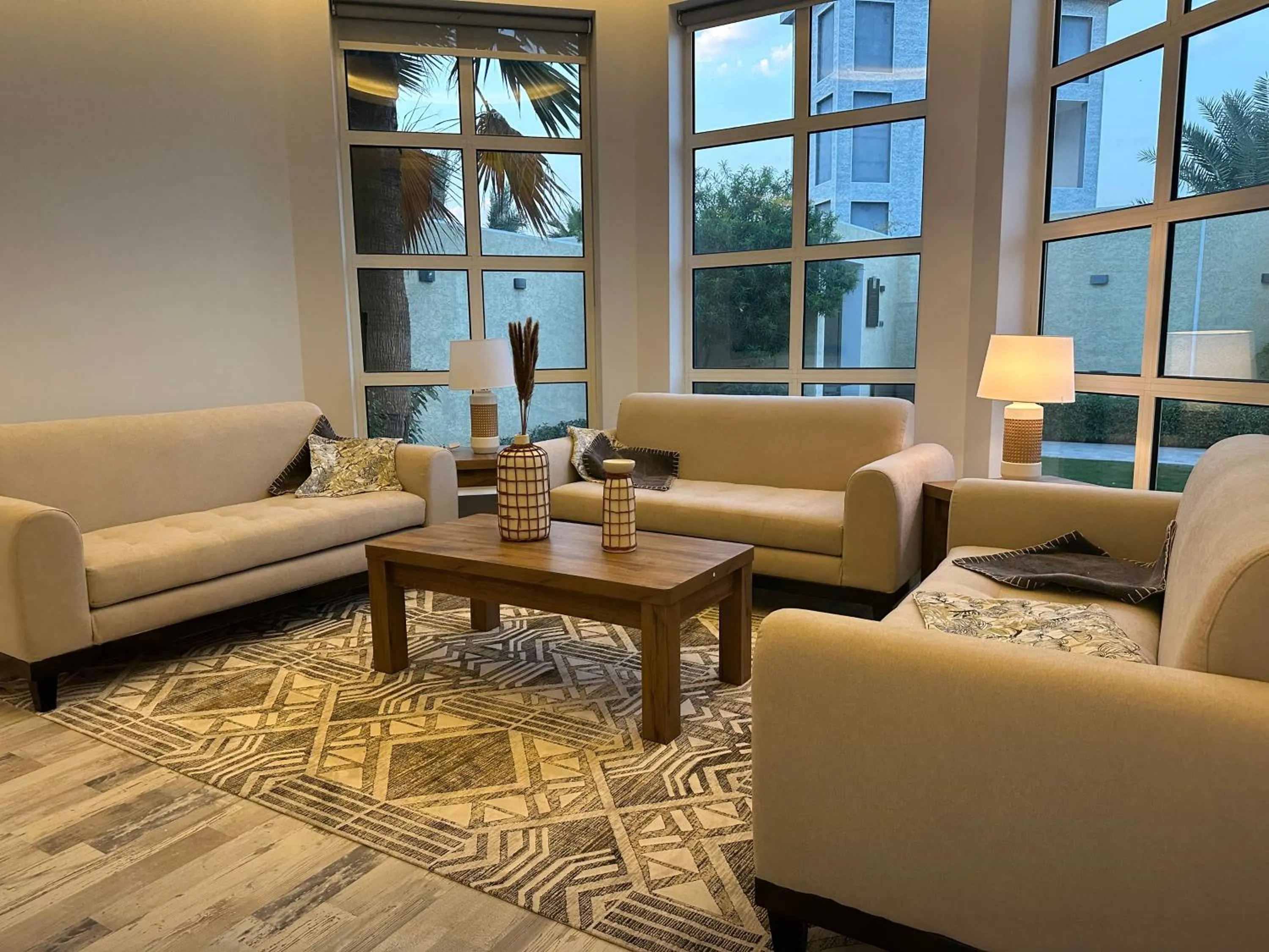 Seating area in Talah Resort