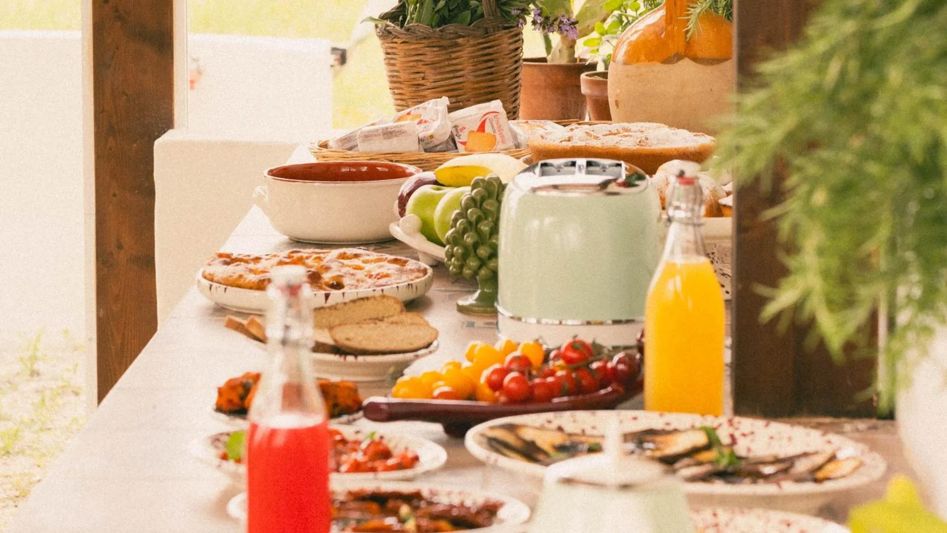 Food and drinks in Tenuta Doxi