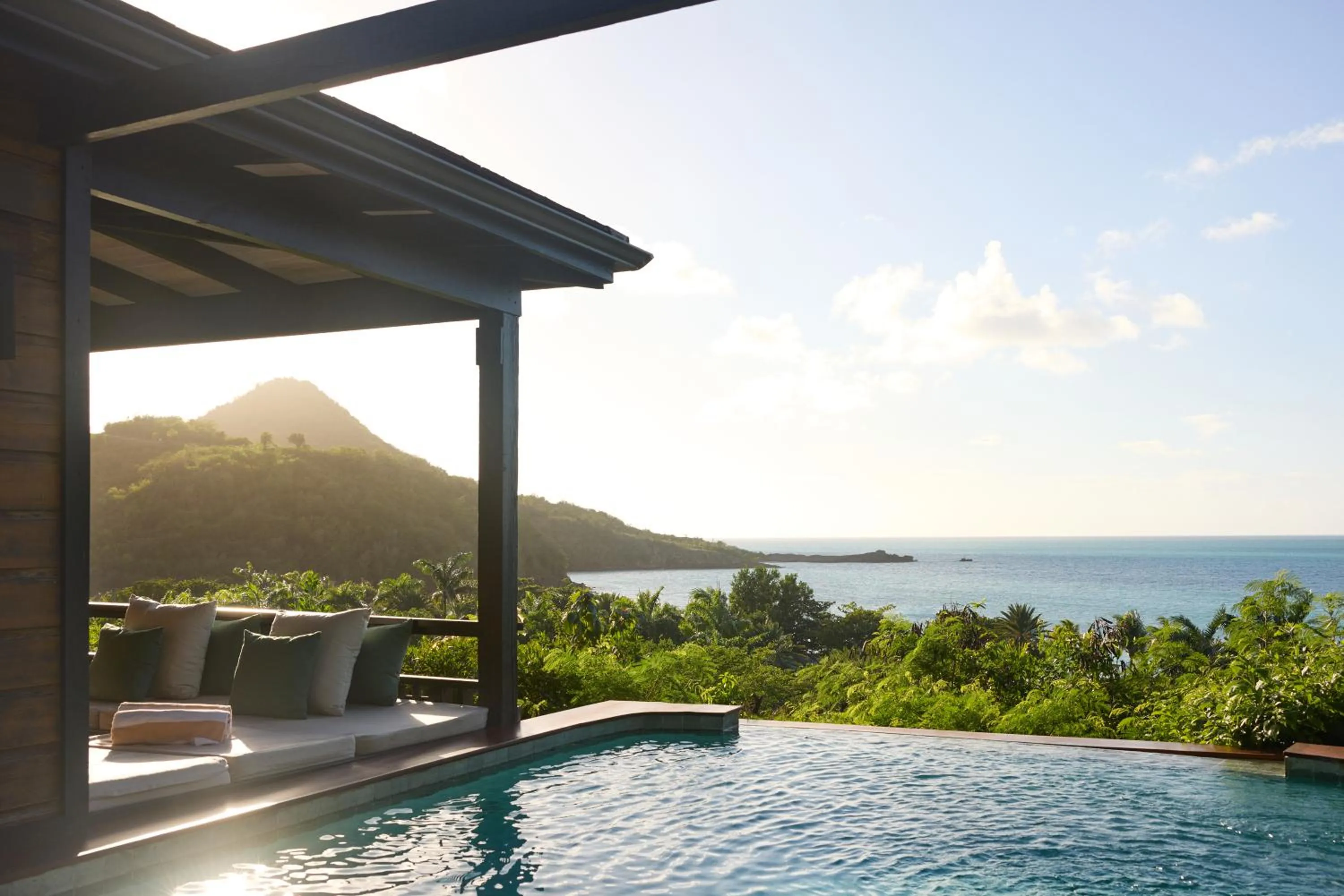 Pool view in Hermitage Bay - All Inclusive