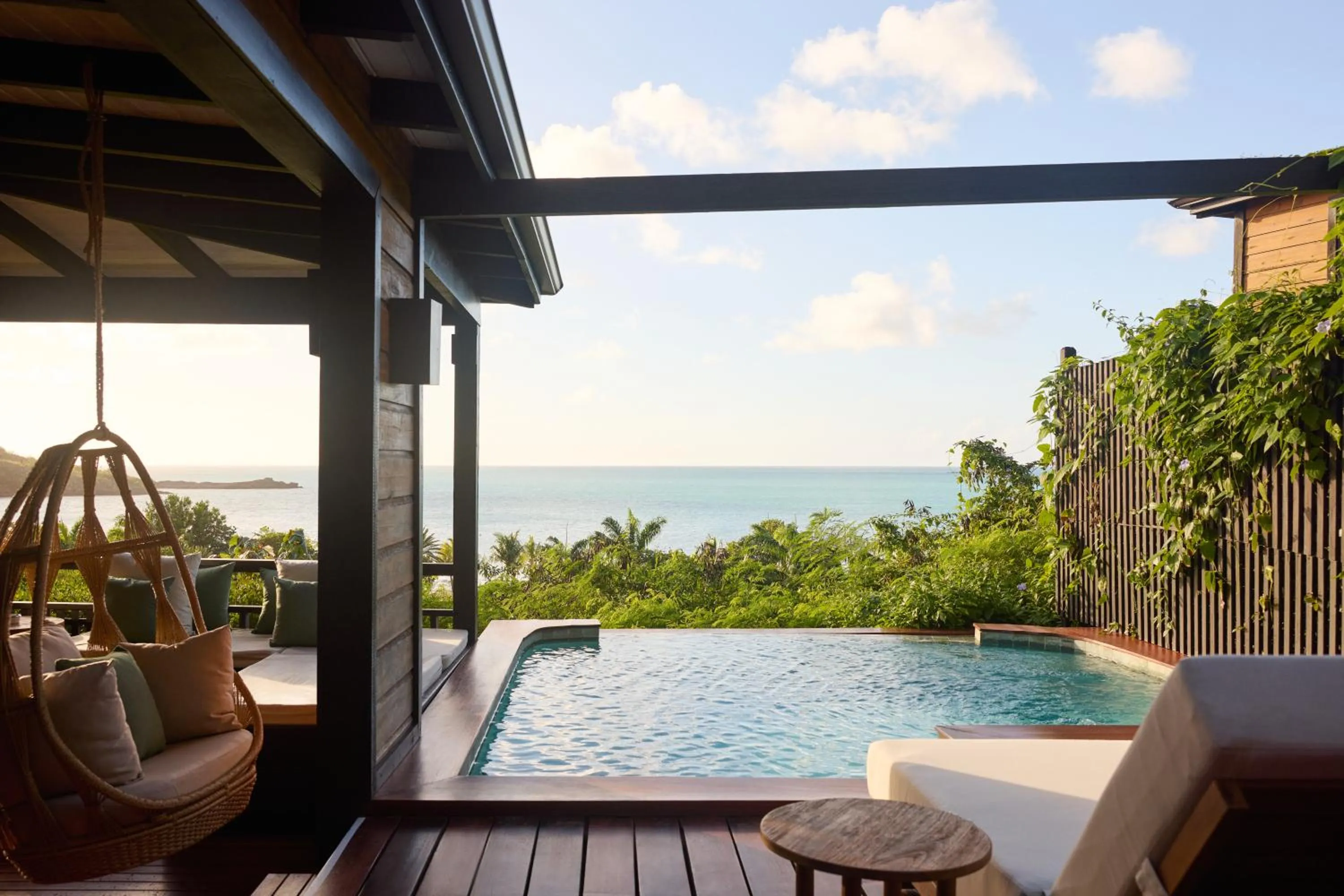 Pool view in Hermitage Bay - All Inclusive