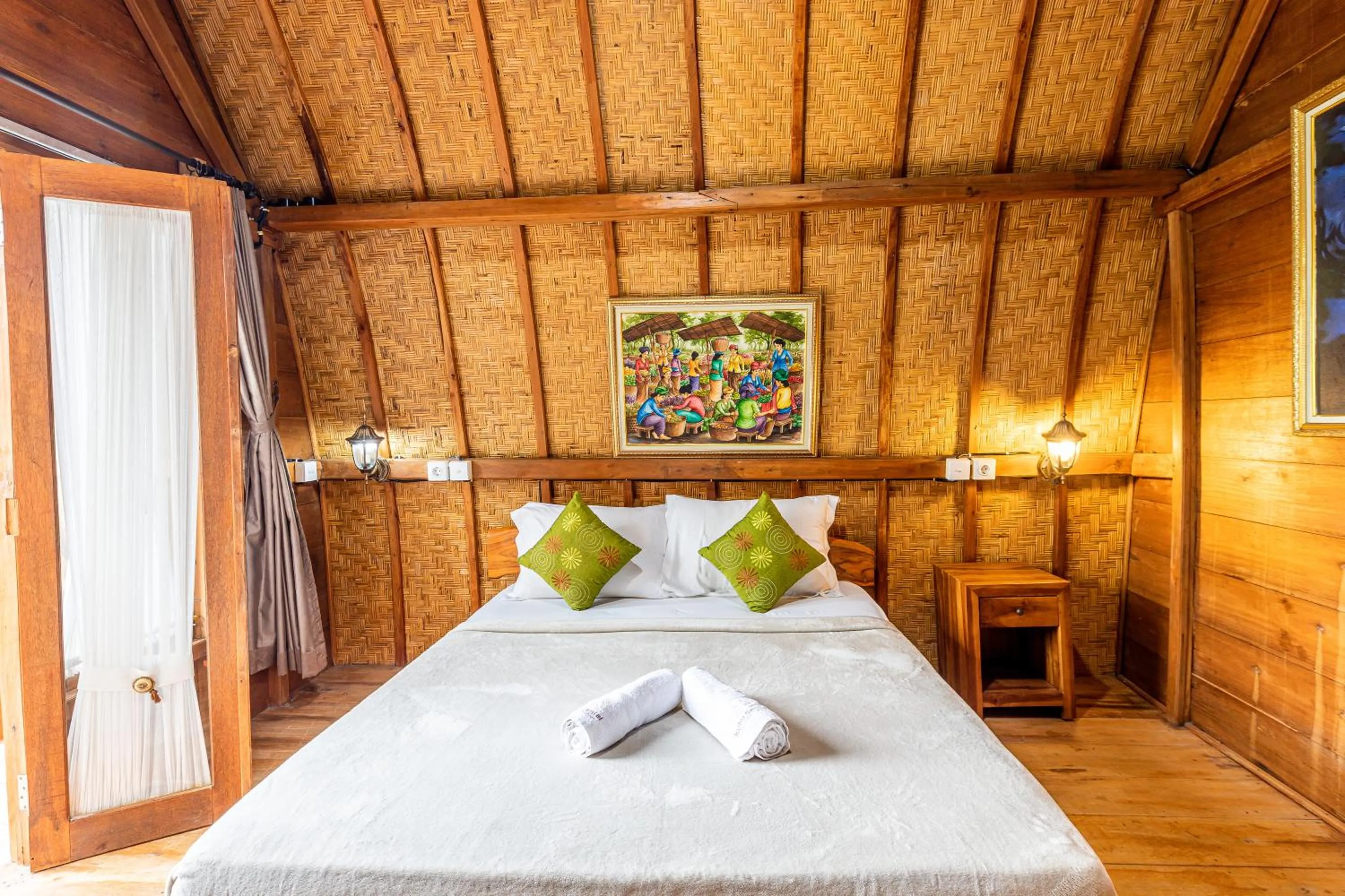 Bedroom, Bed in Kubu Sental Cottage