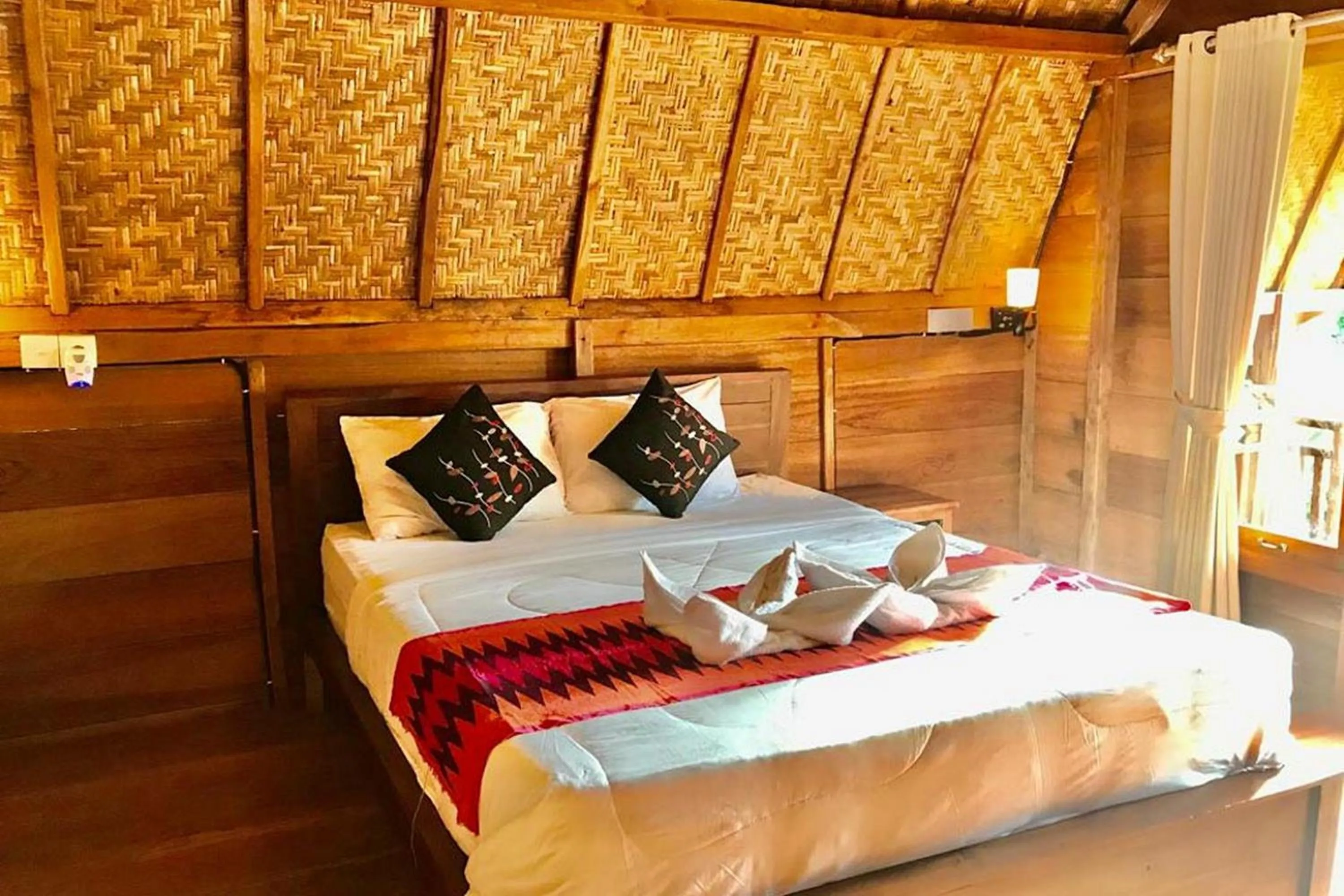 Bed in Kubu Sental Cottage
