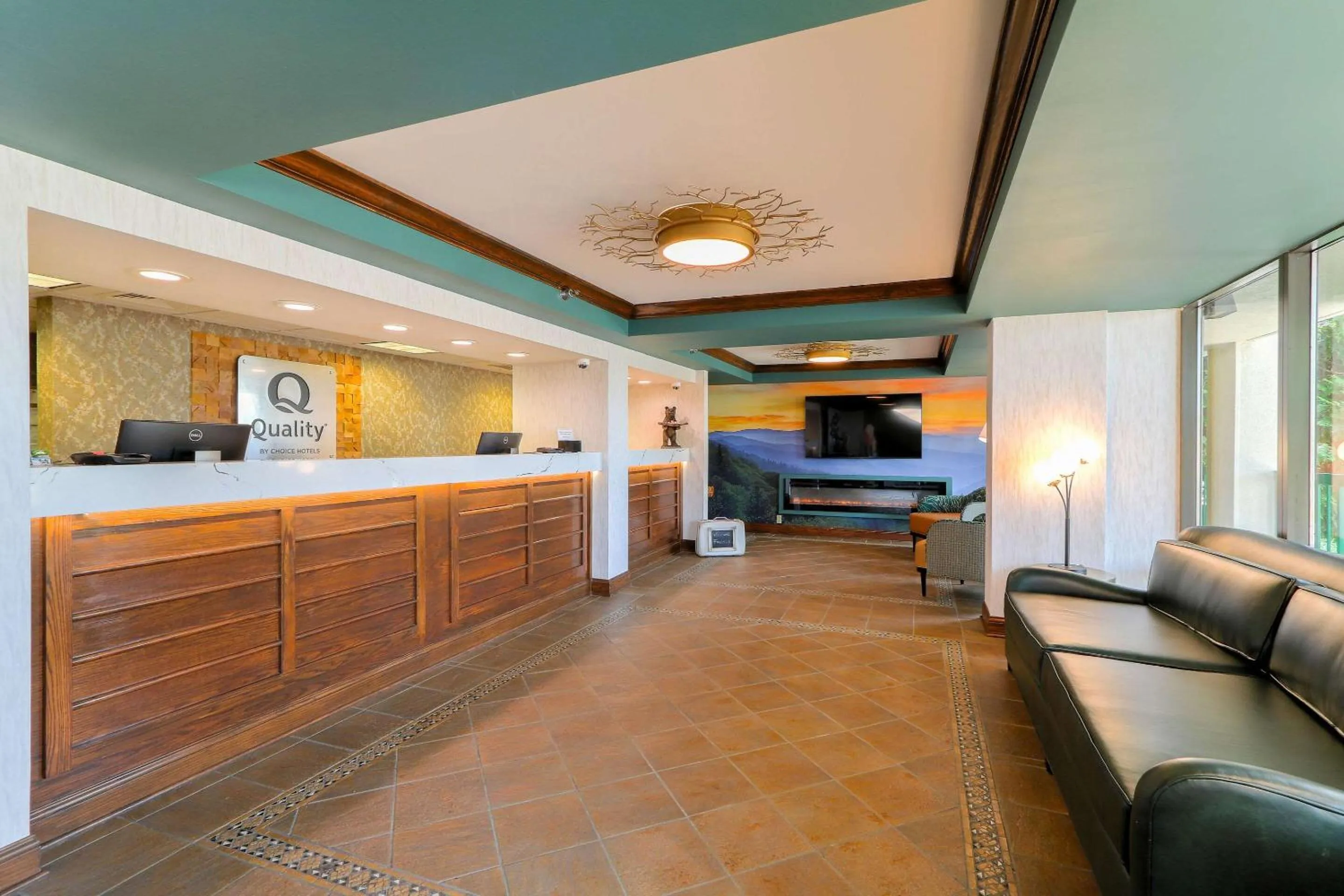 Lobby or reception in Quality Inn Near the Island Pigeon Forge