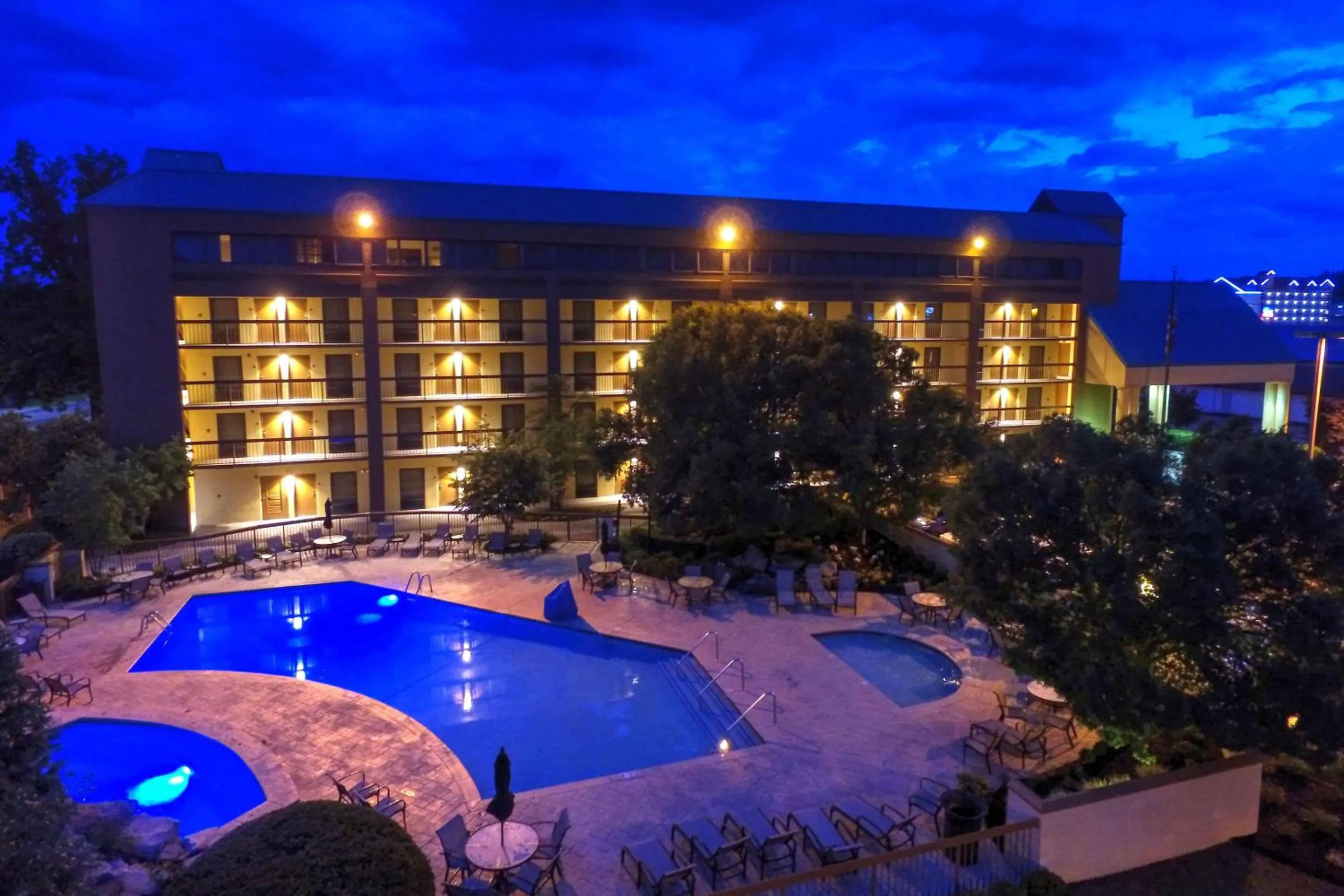 Swimming pool in Quality Inn Near the Island Pigeon Forge