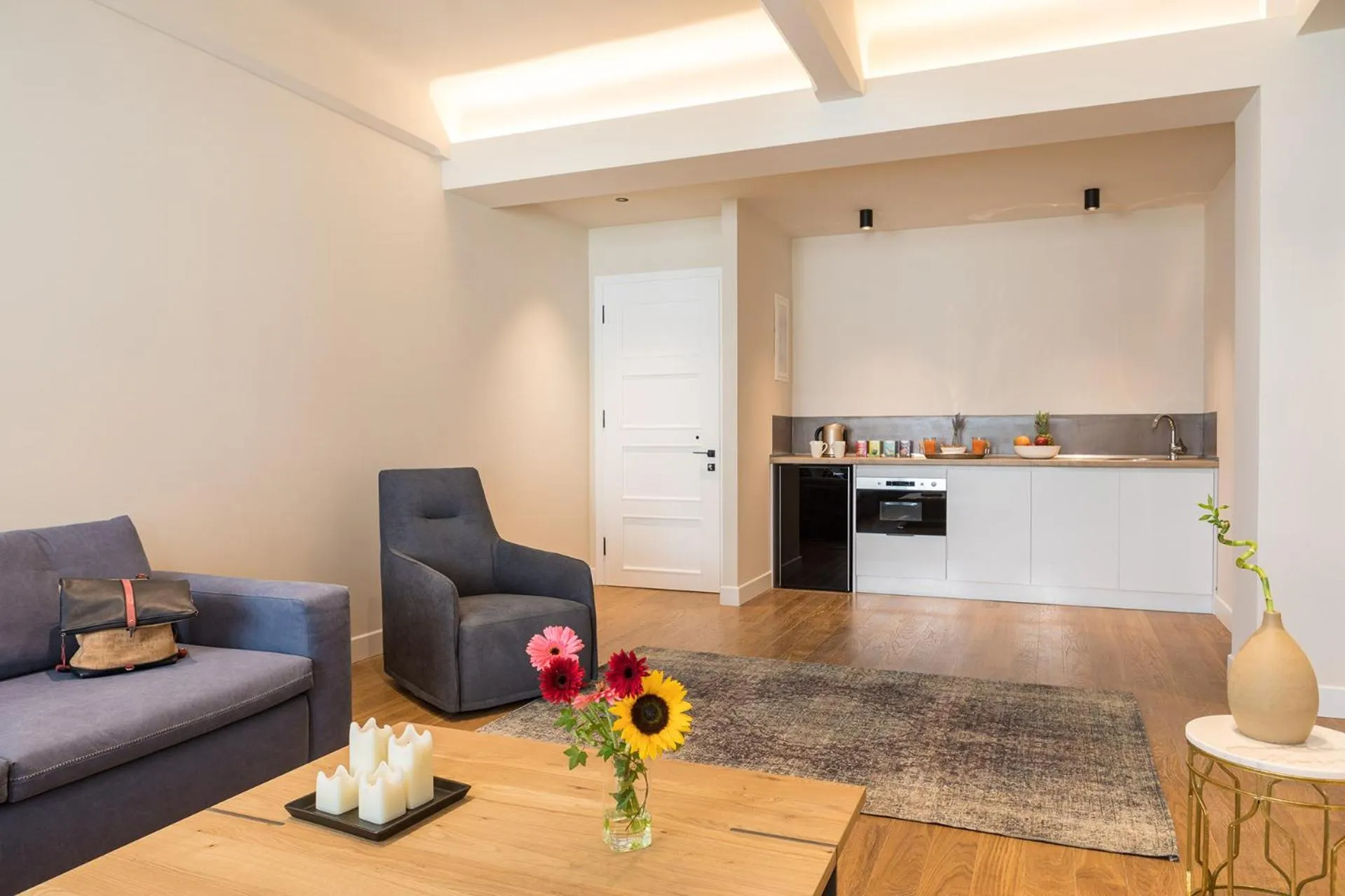 Kitchen or kitchenette in Klepsydra Urban Suites