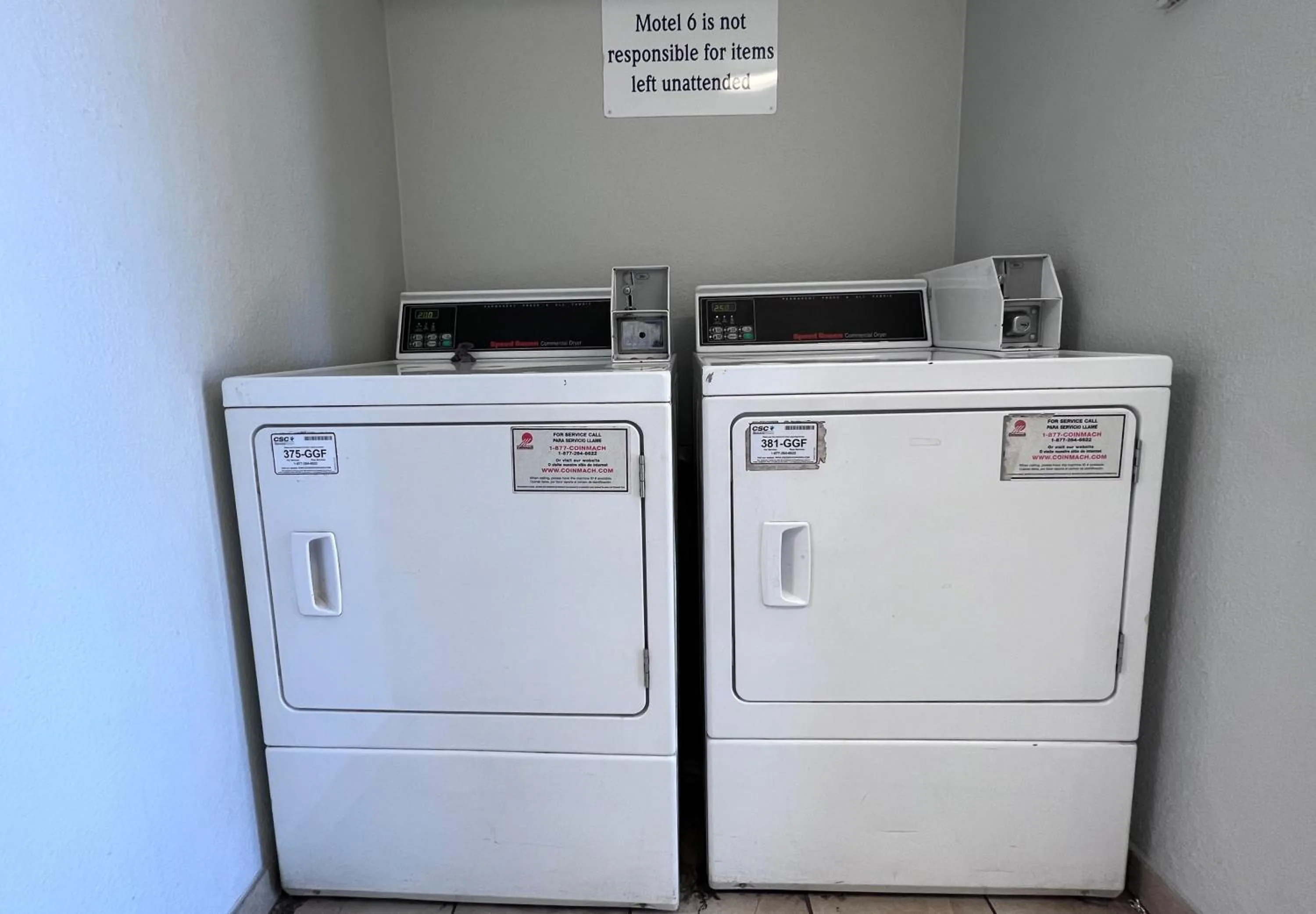 laundry in Motel 6-Bakersfield, CA - South