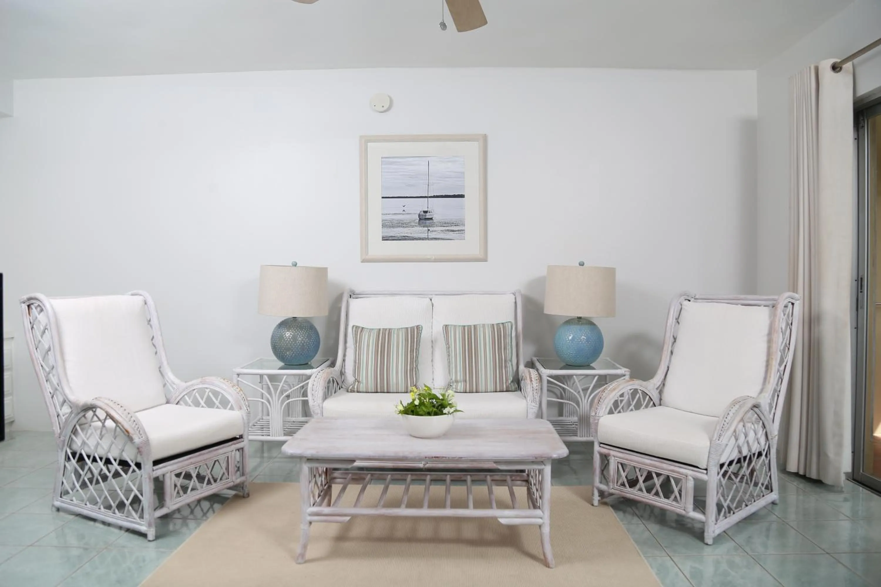 Living room in Harmony Marina Suites