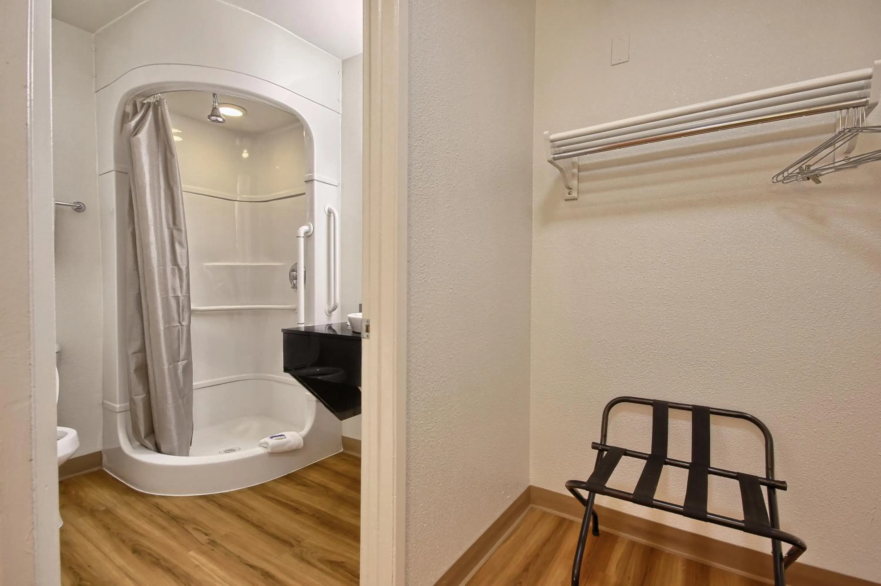 Bathroom in Motel 6-Tulare, CA