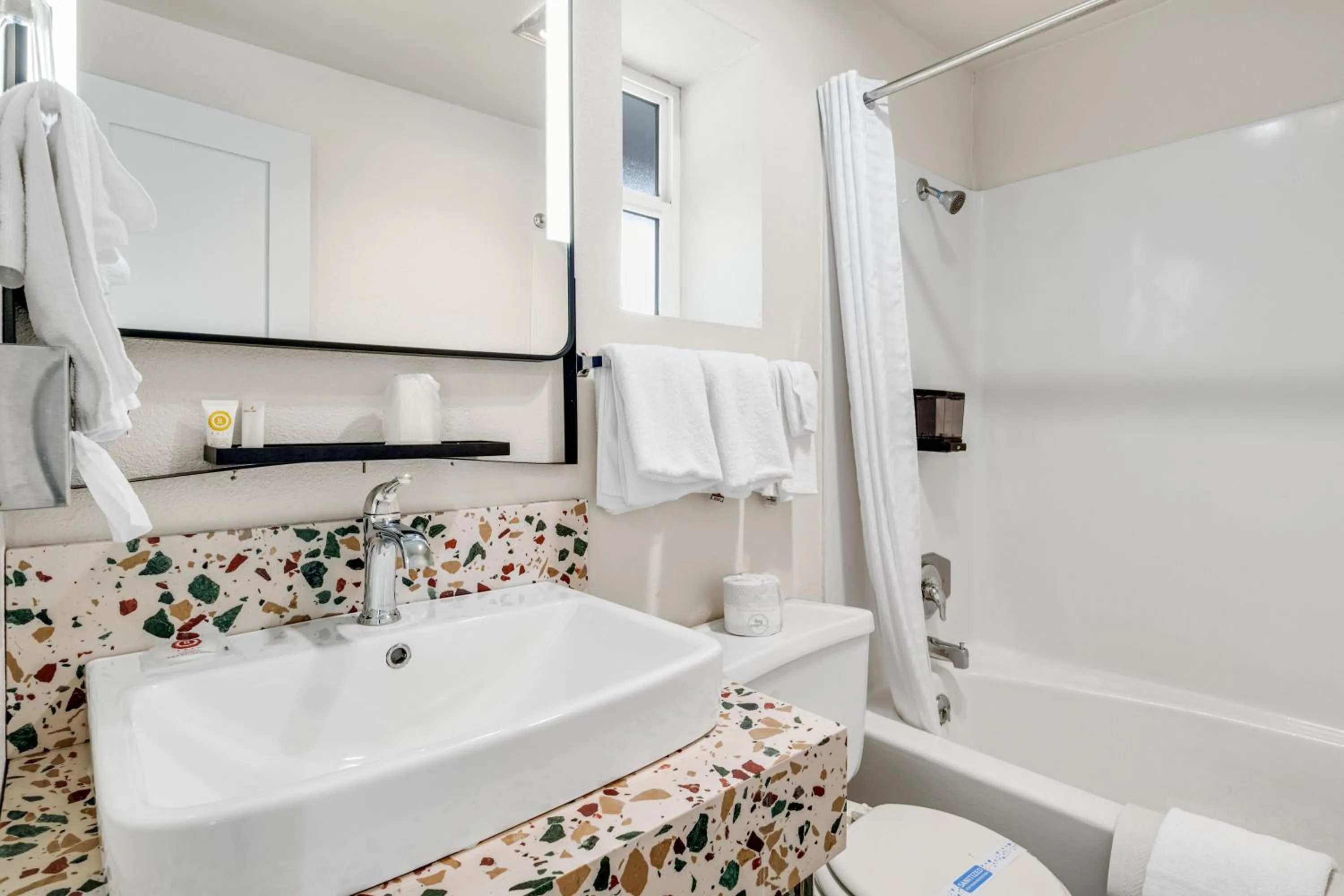 Bathroom in Seagull Beachfront Inn