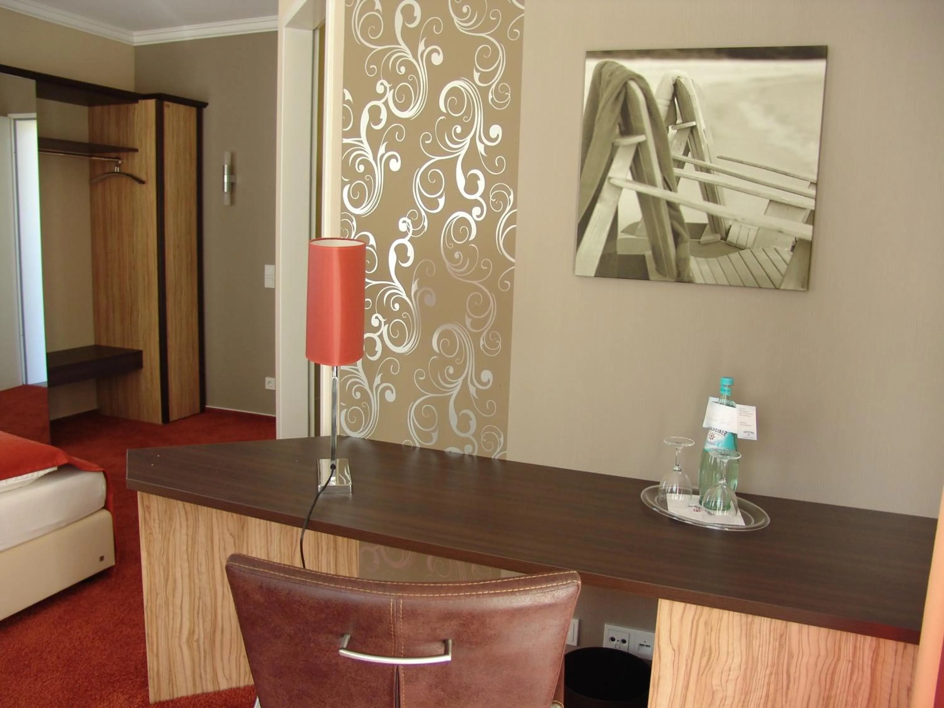 Seating area in M13 Hotel