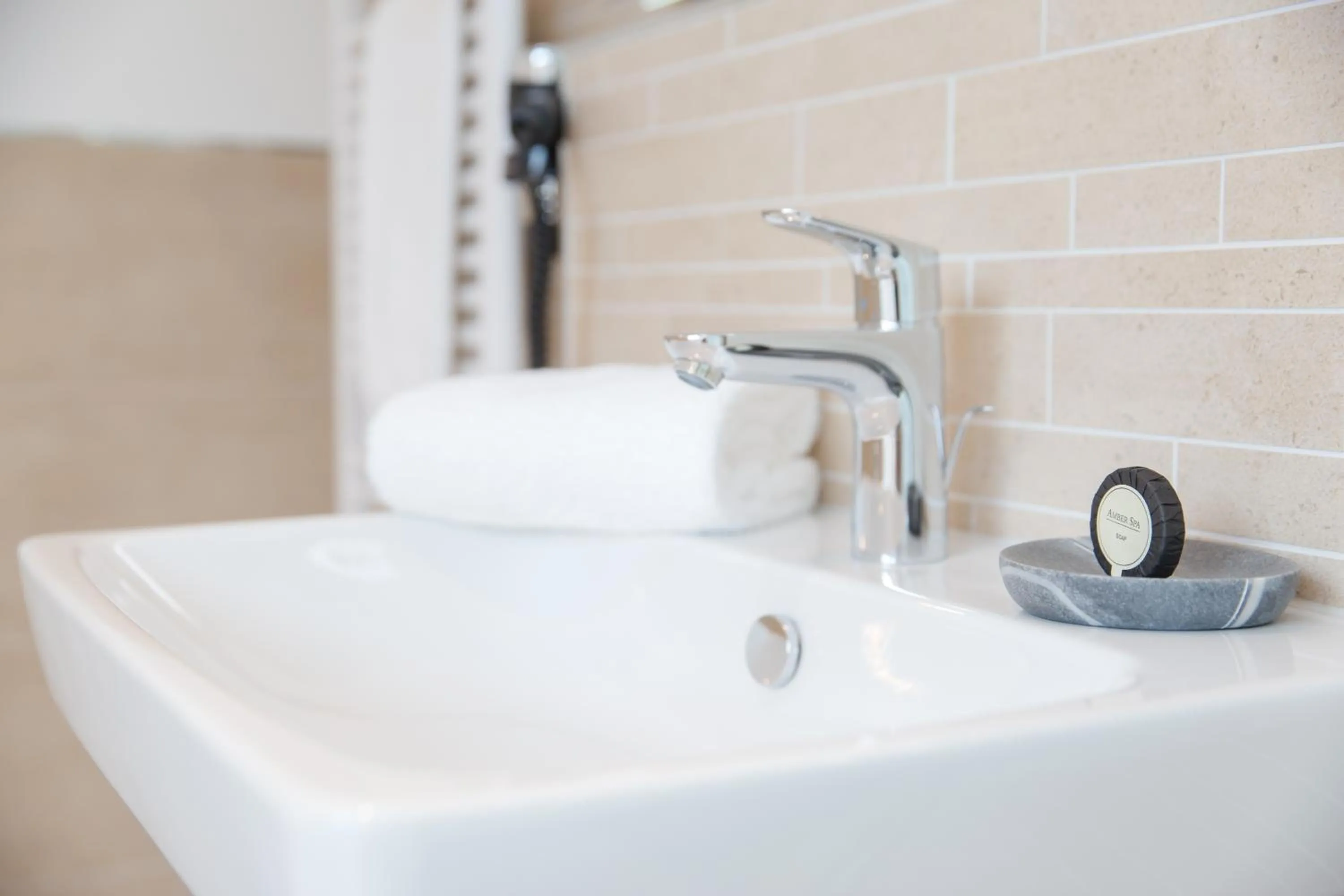 Bathroom in Heiner's Parkhotel