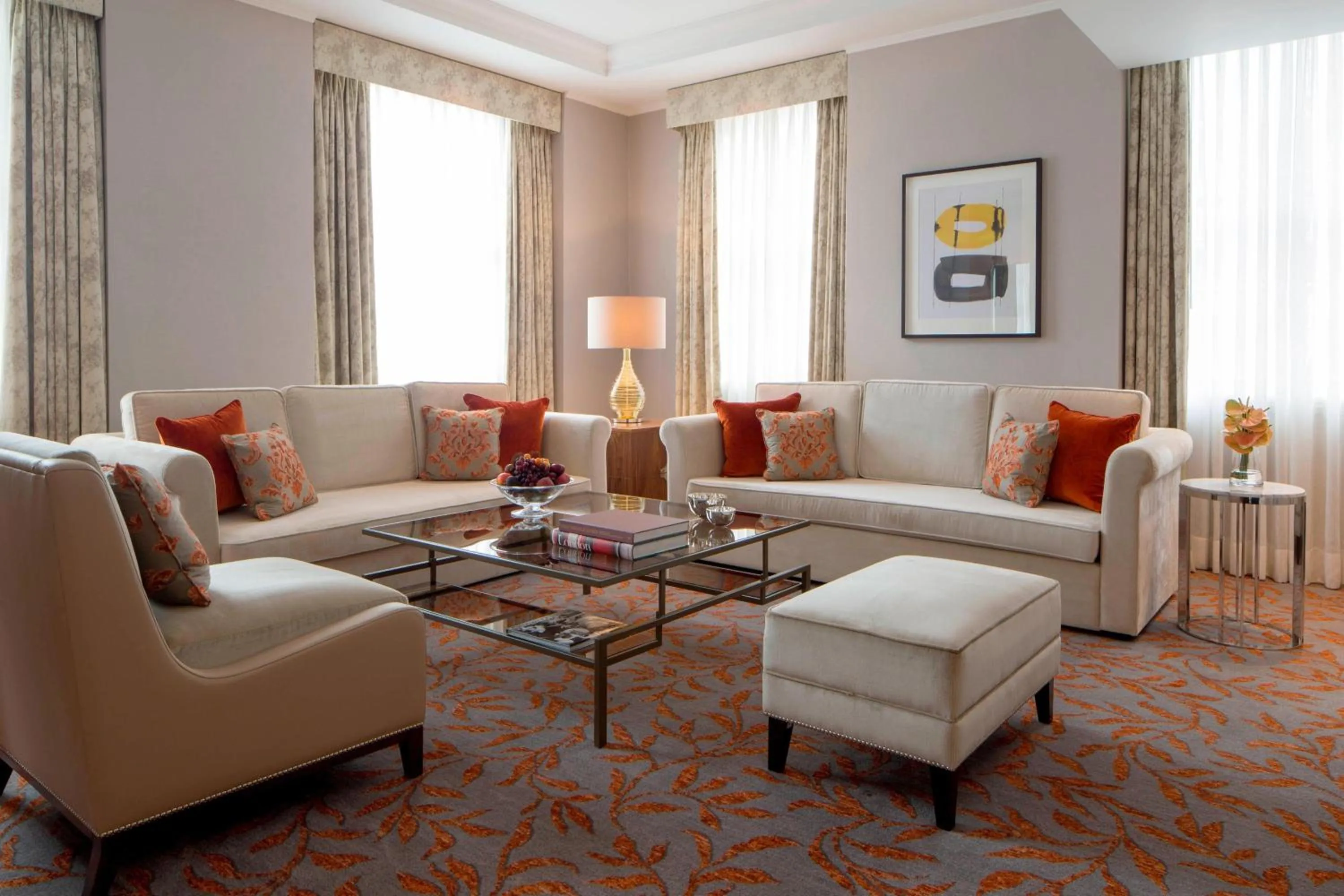 Living room in JW Marriott Grosvenor House London