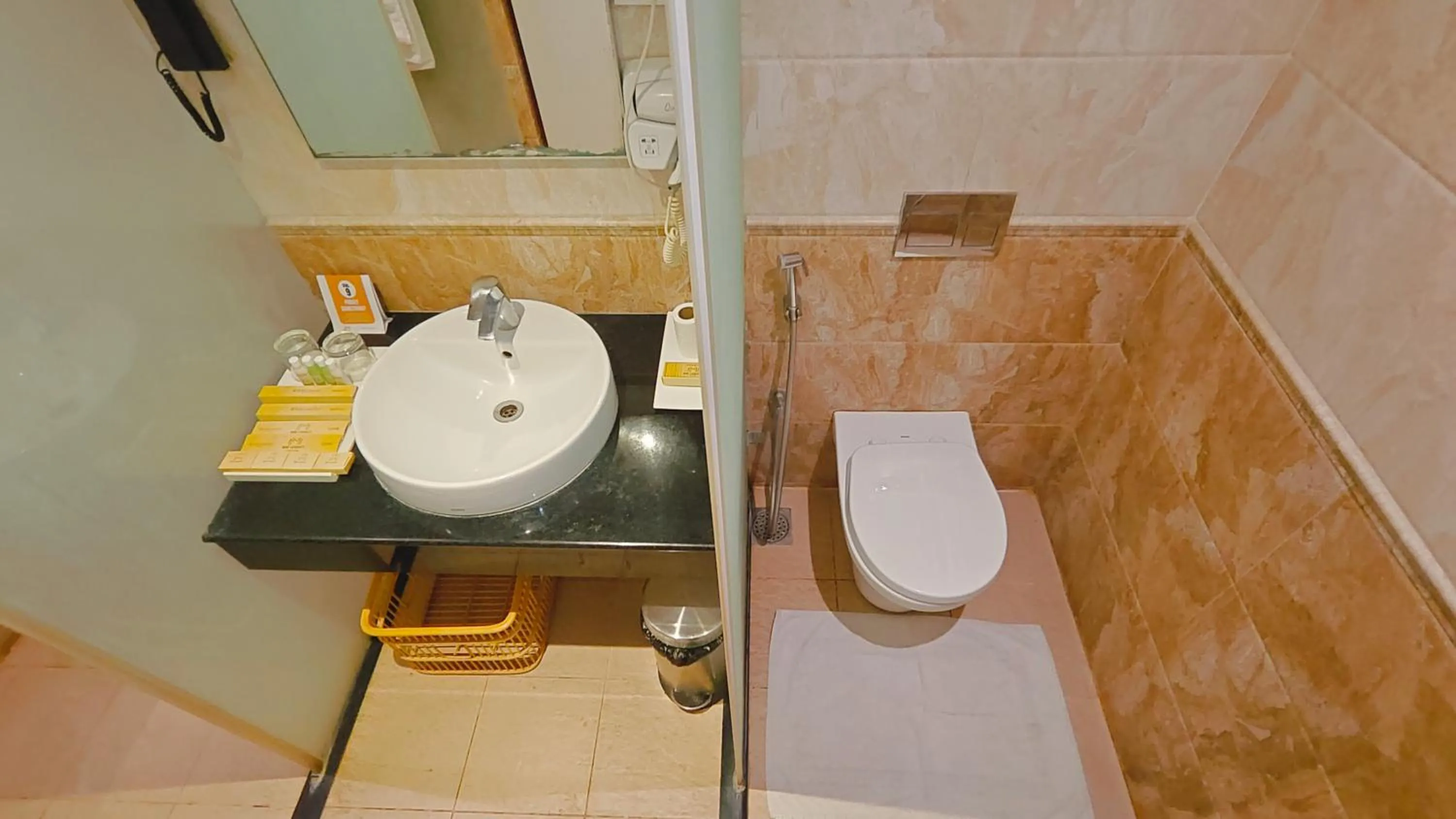 Toilet in MM Legacy - A Bergamont Hotel, Kanchipuram