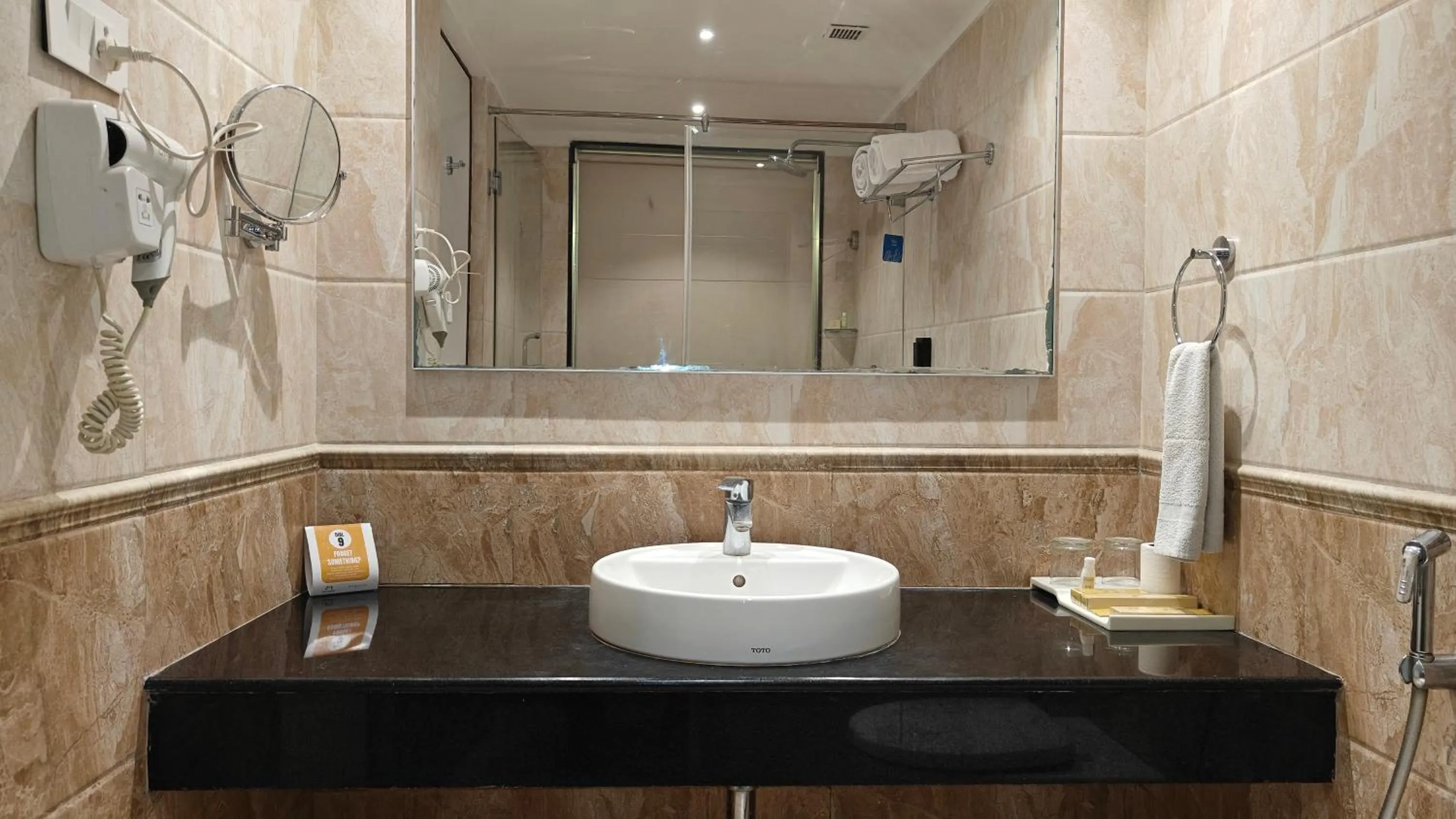 Shower in MM Legacy - A Bergamont Hotel, Kanchipuram