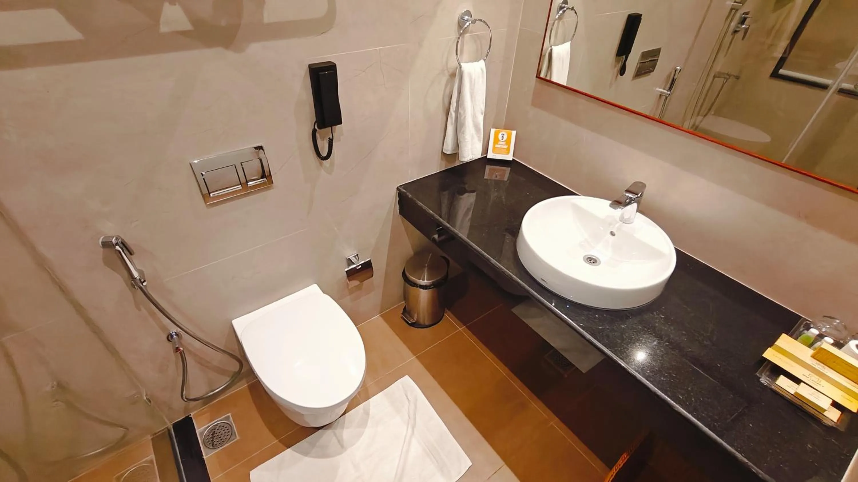 Toilet in MM Legacy - A Bergamont Hotel, Kanchipuram