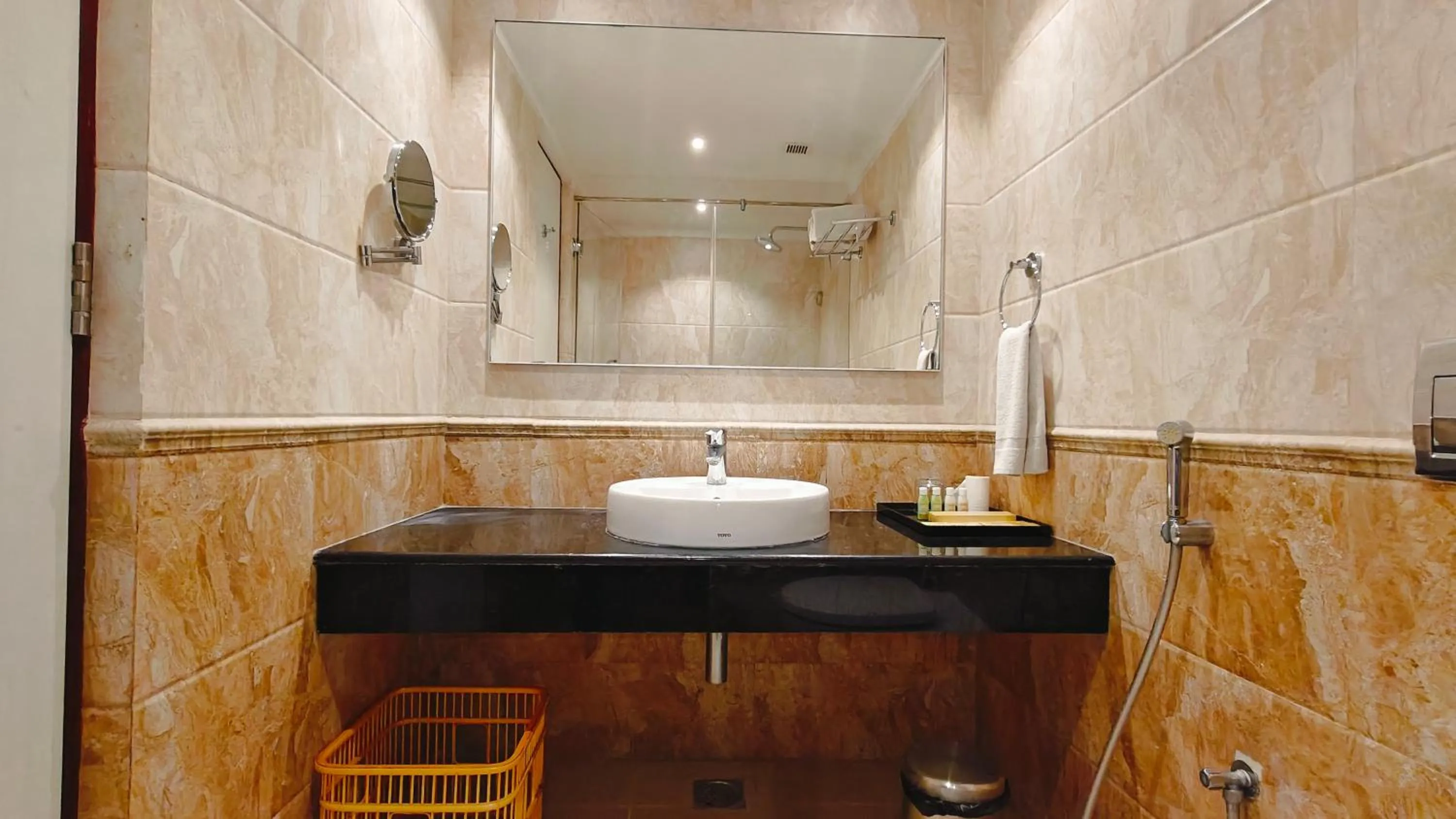 Shower in MM Legacy - A Bergamont Hotel, Kanchipuram