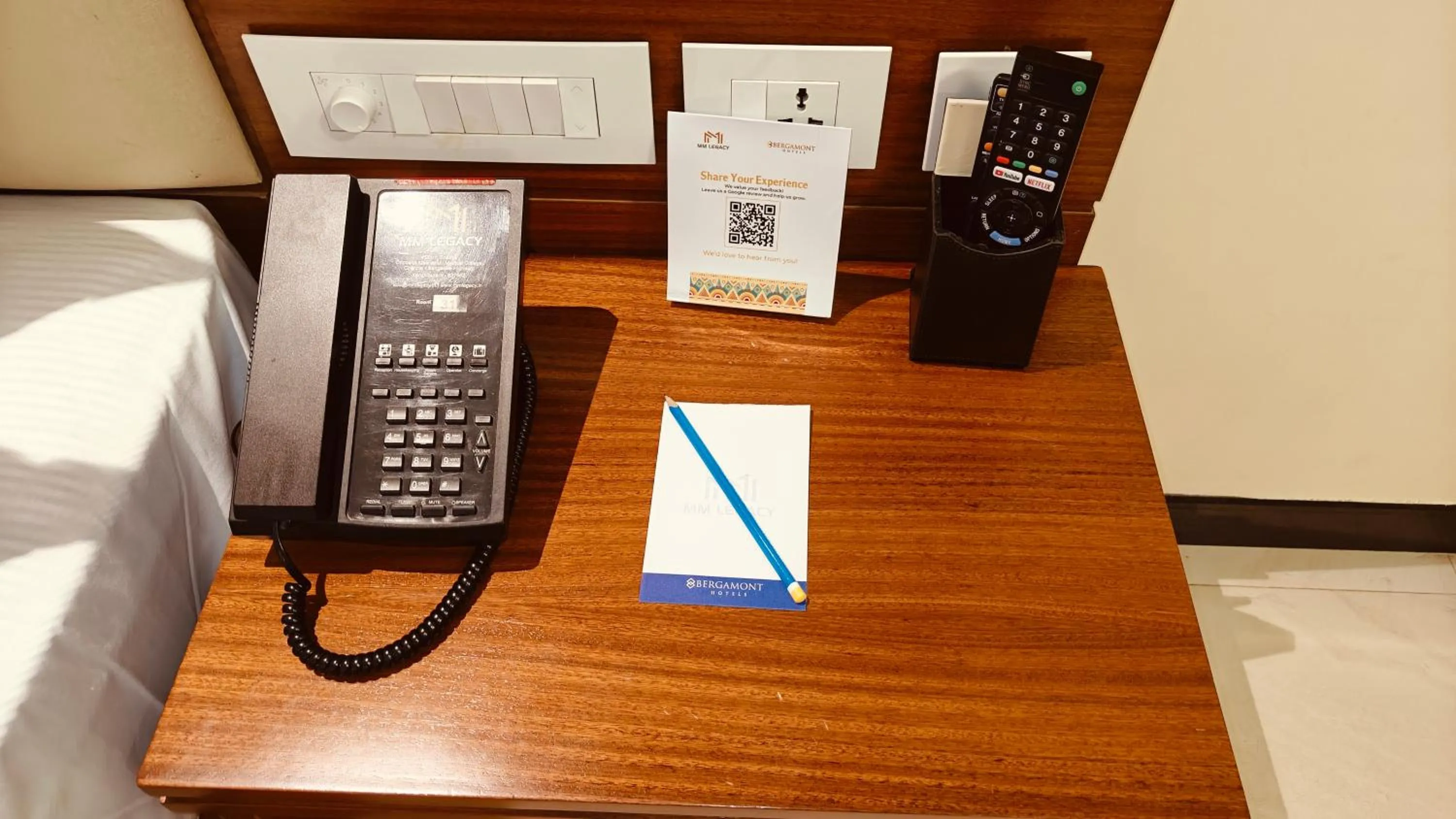 Logo/Certificate/Sign in MM Legacy - A Bergamont Hotel, Kanchipuram