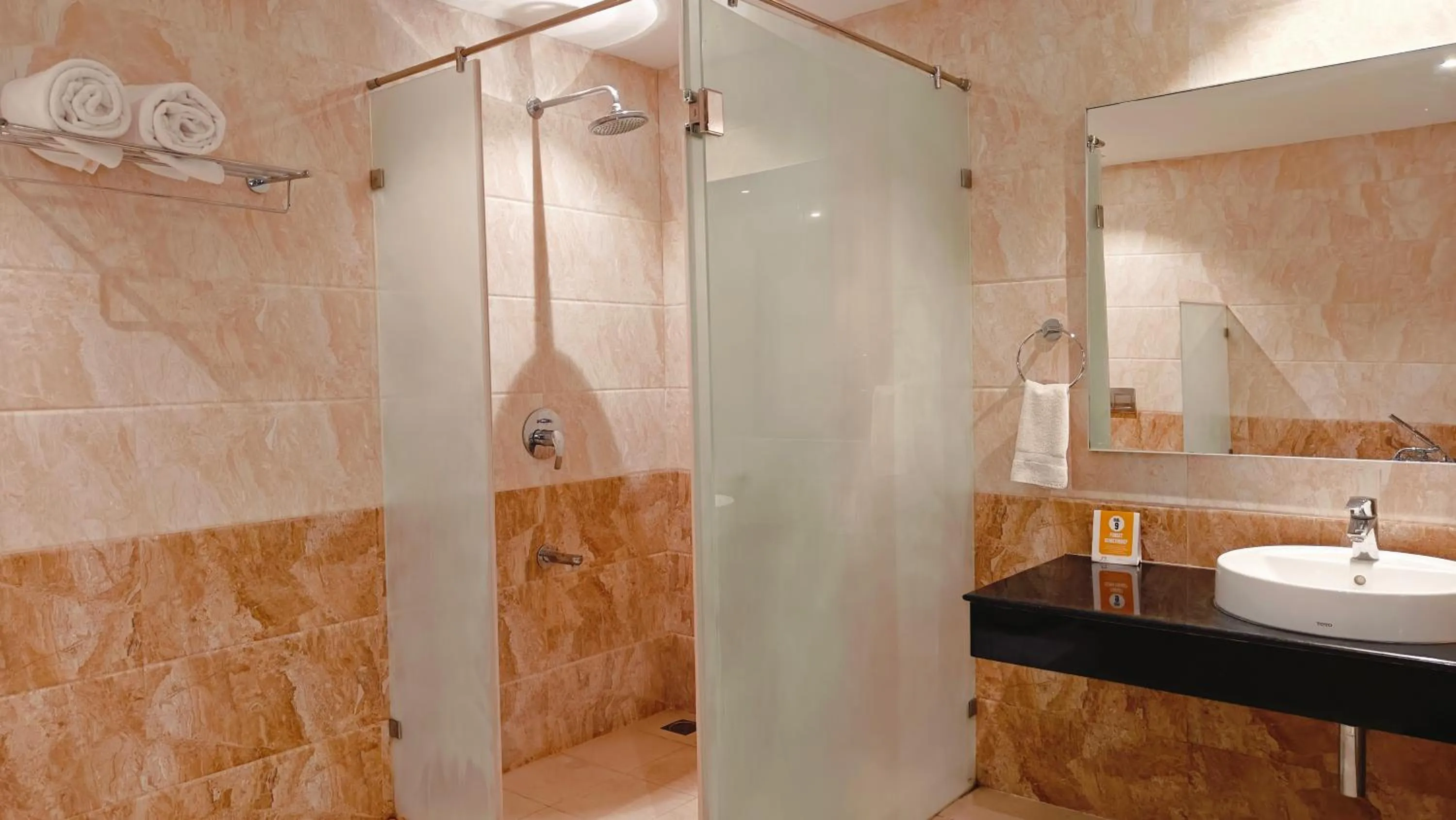 Shower in MM Legacy - A Bergamont Hotel, Kanchipuram