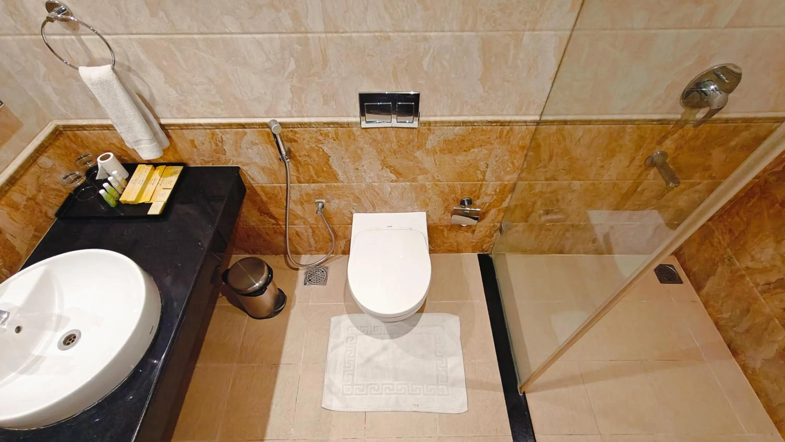 Toilet in MM Legacy - A Bergamont Hotel, Kanchipuram