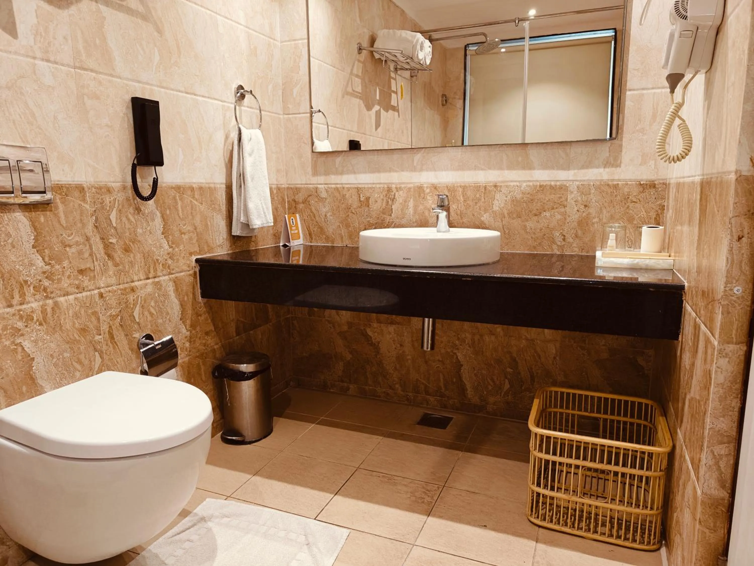 Shower in MM Legacy - A Bergamont Hotel, Kanchipuram