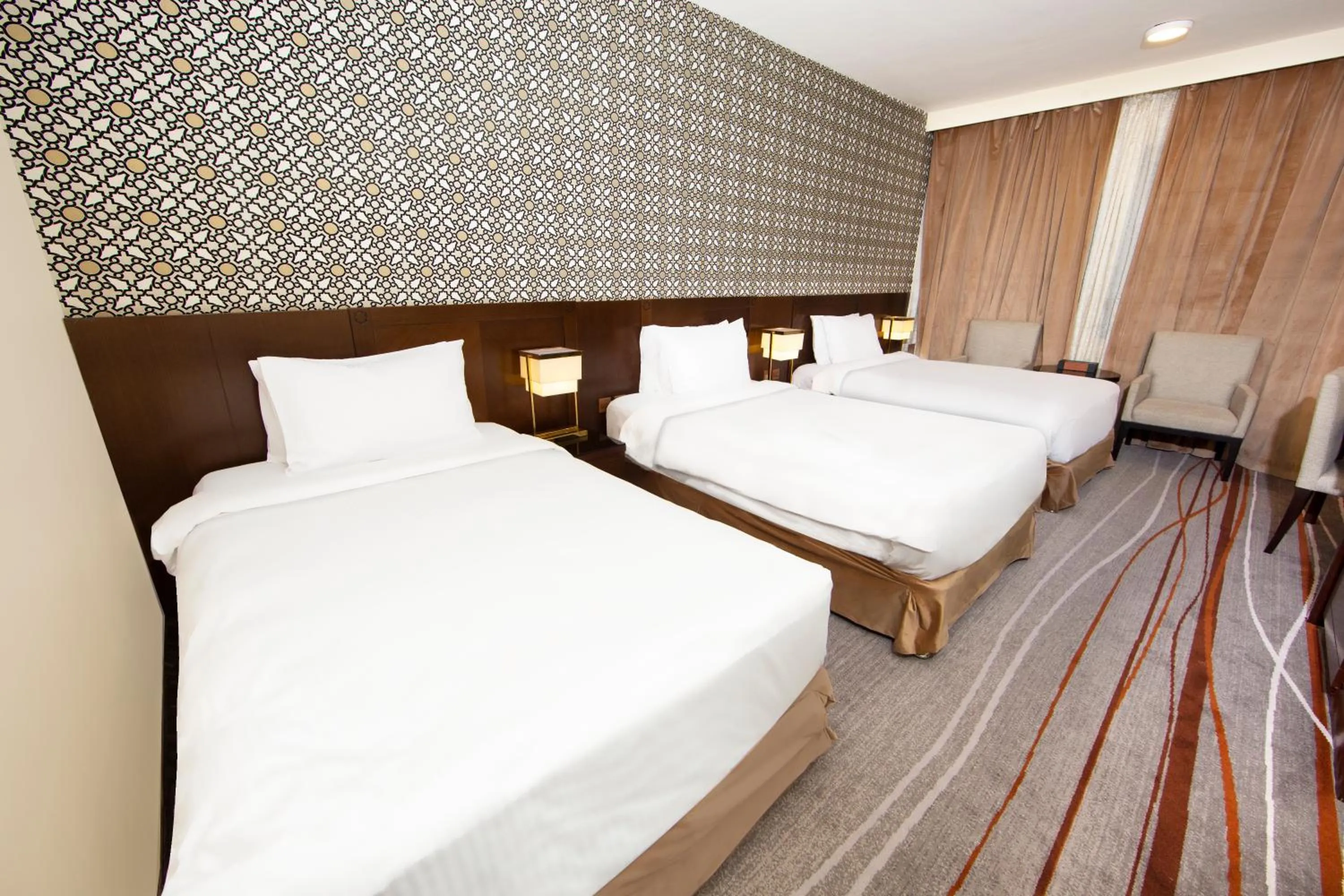 Bed in Dallah Taibah Hotel