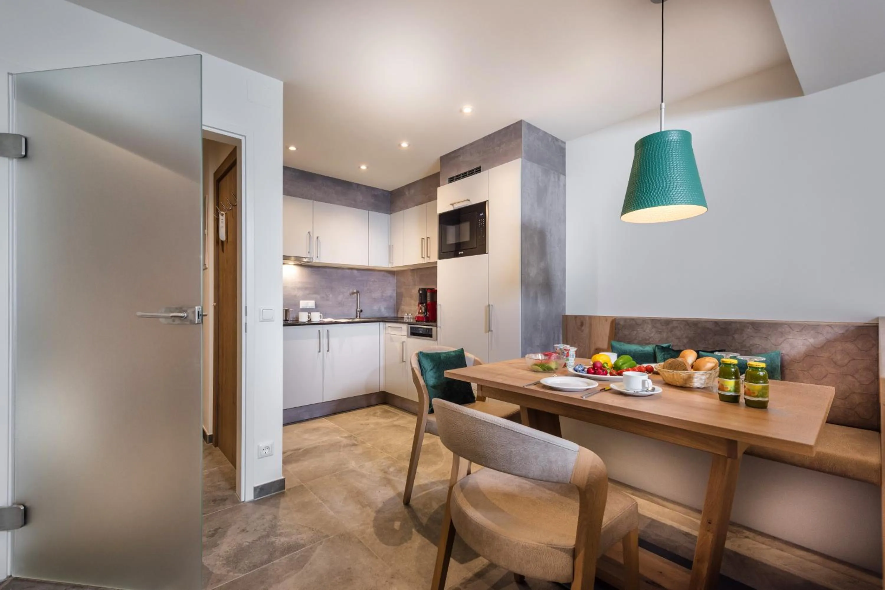 Kitchen or kitchenette in Aktiv- & Gesundheitsresort das GXUND - Thermeneintritt inklusive